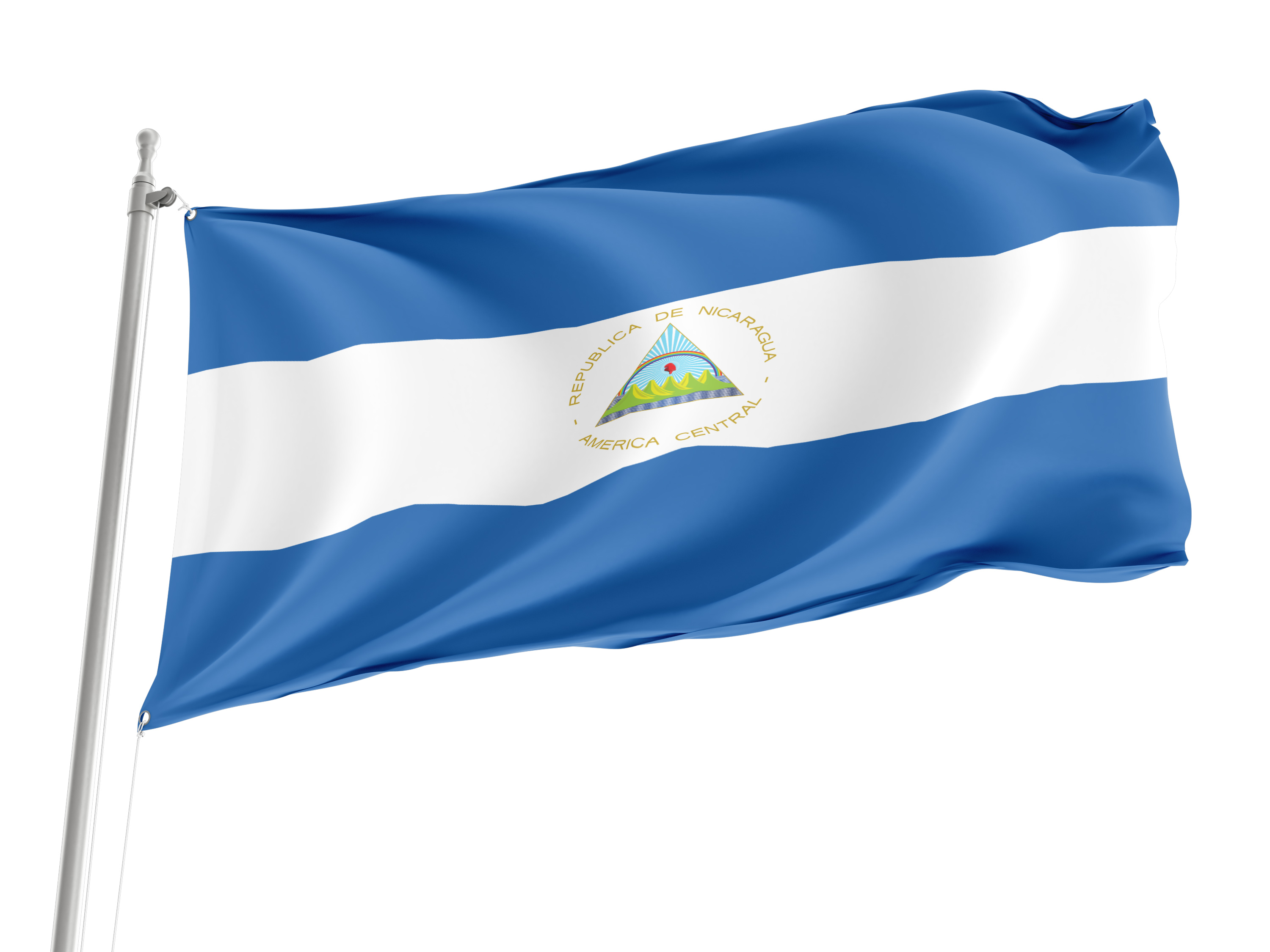 Nicaragua Flag for Indoor & Outdoor Use