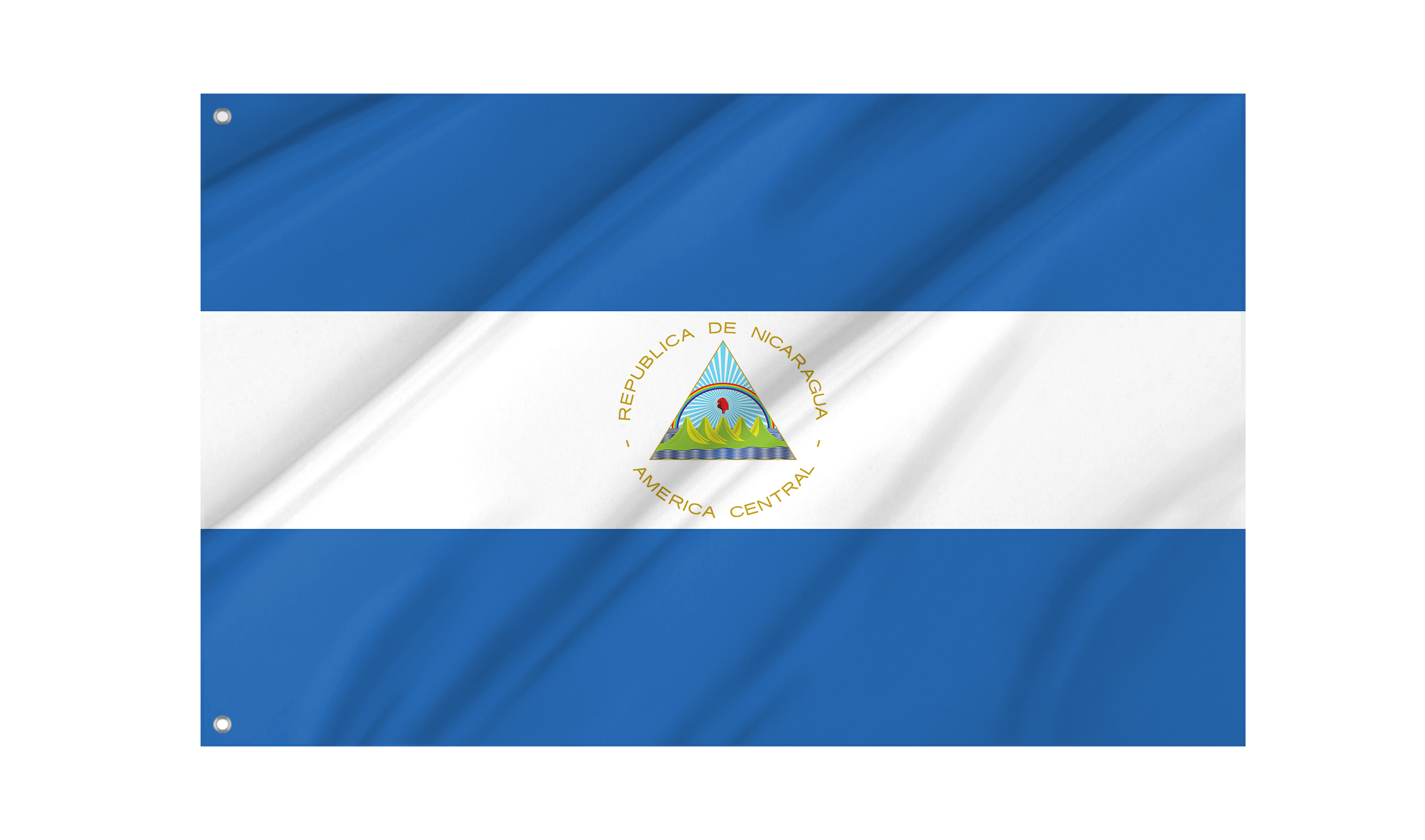 Nicaragua Flag for Indoor & Outdoor Use
