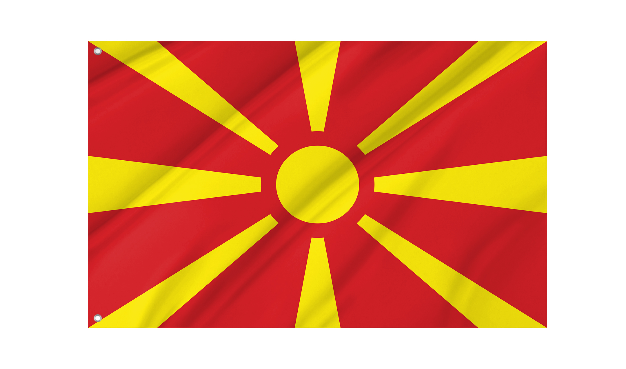 North Macedonia Flag for Indoor & Outdoor Use