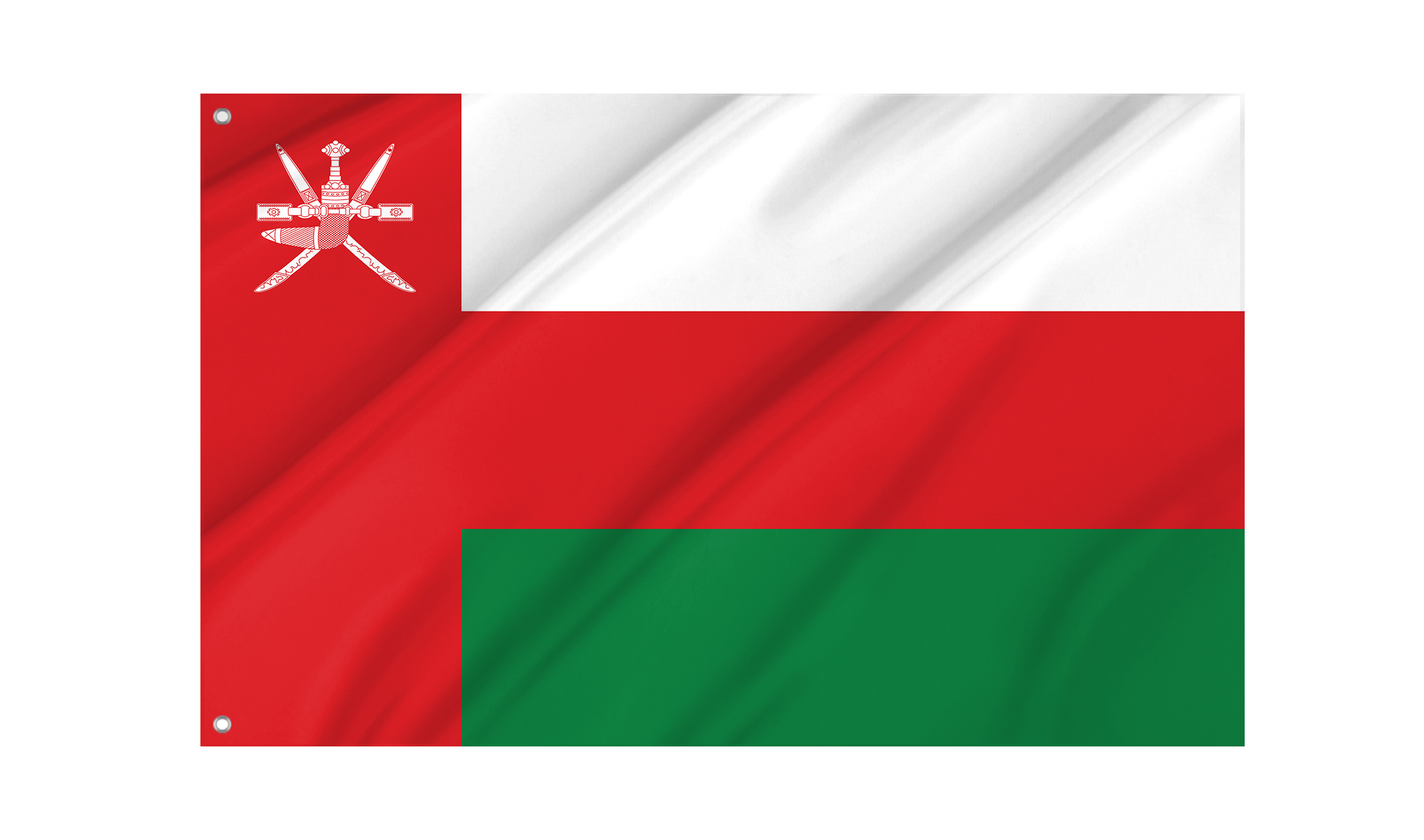 Oman Flag for Indoor & Outdoor Use