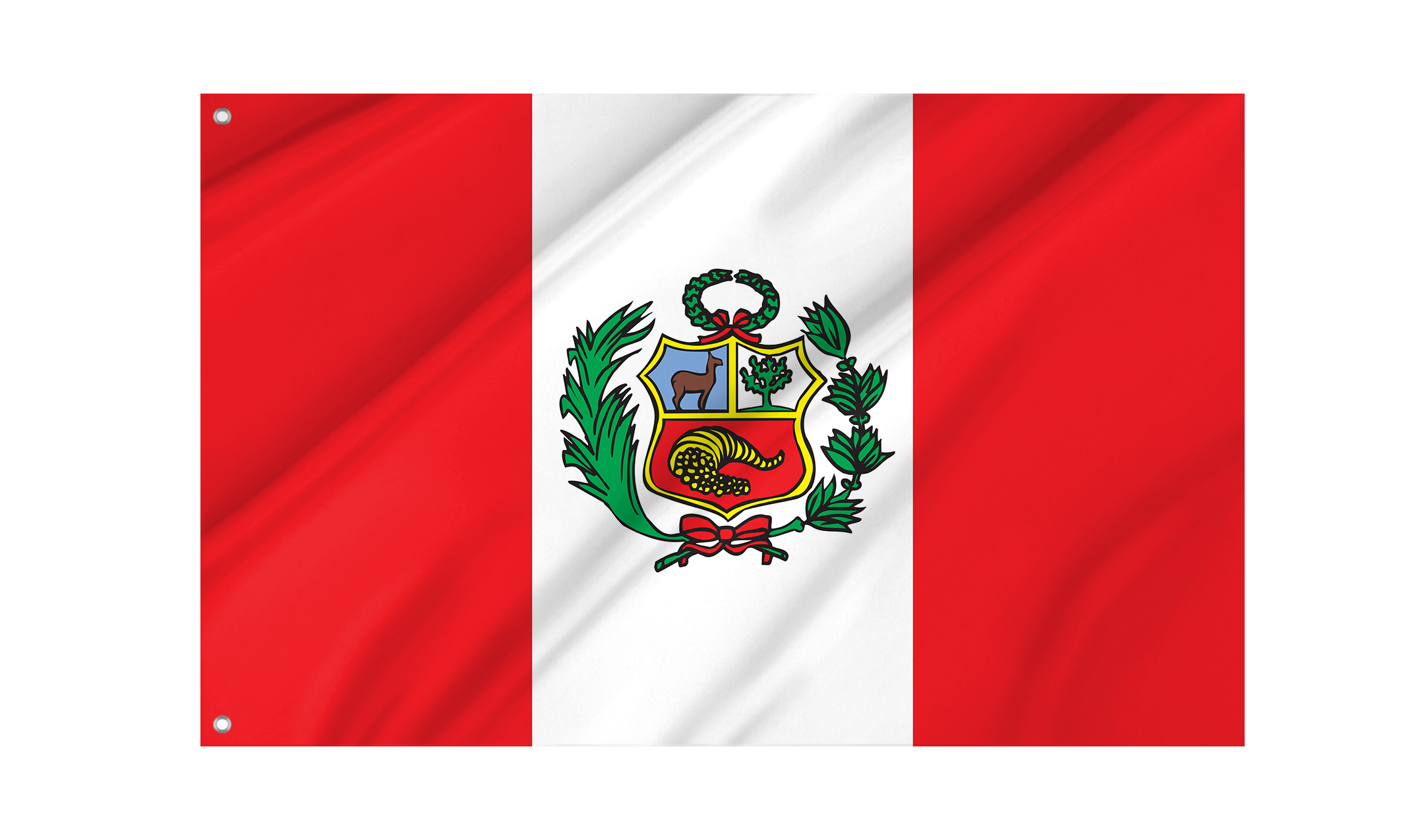 Peru Flag for Indoor & Outdoor Use