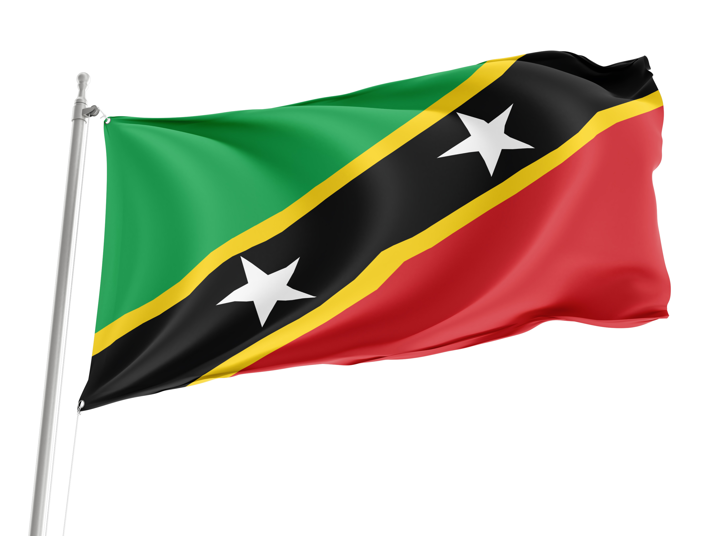 Saint Kitts and Nevis Flag for Indoor & Outdoor Use