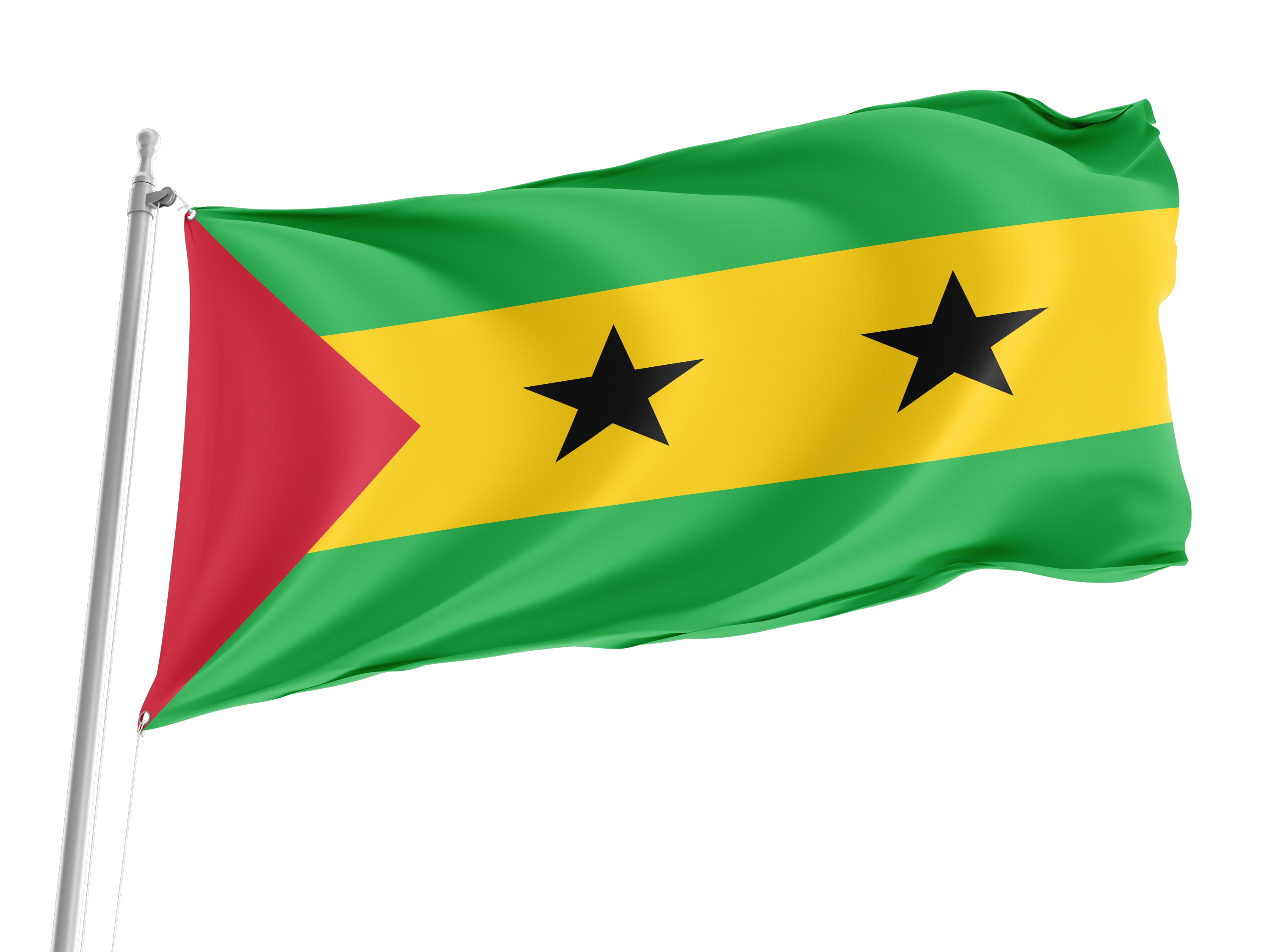 Sao Tome Flag for Indoor & Outdoor Use