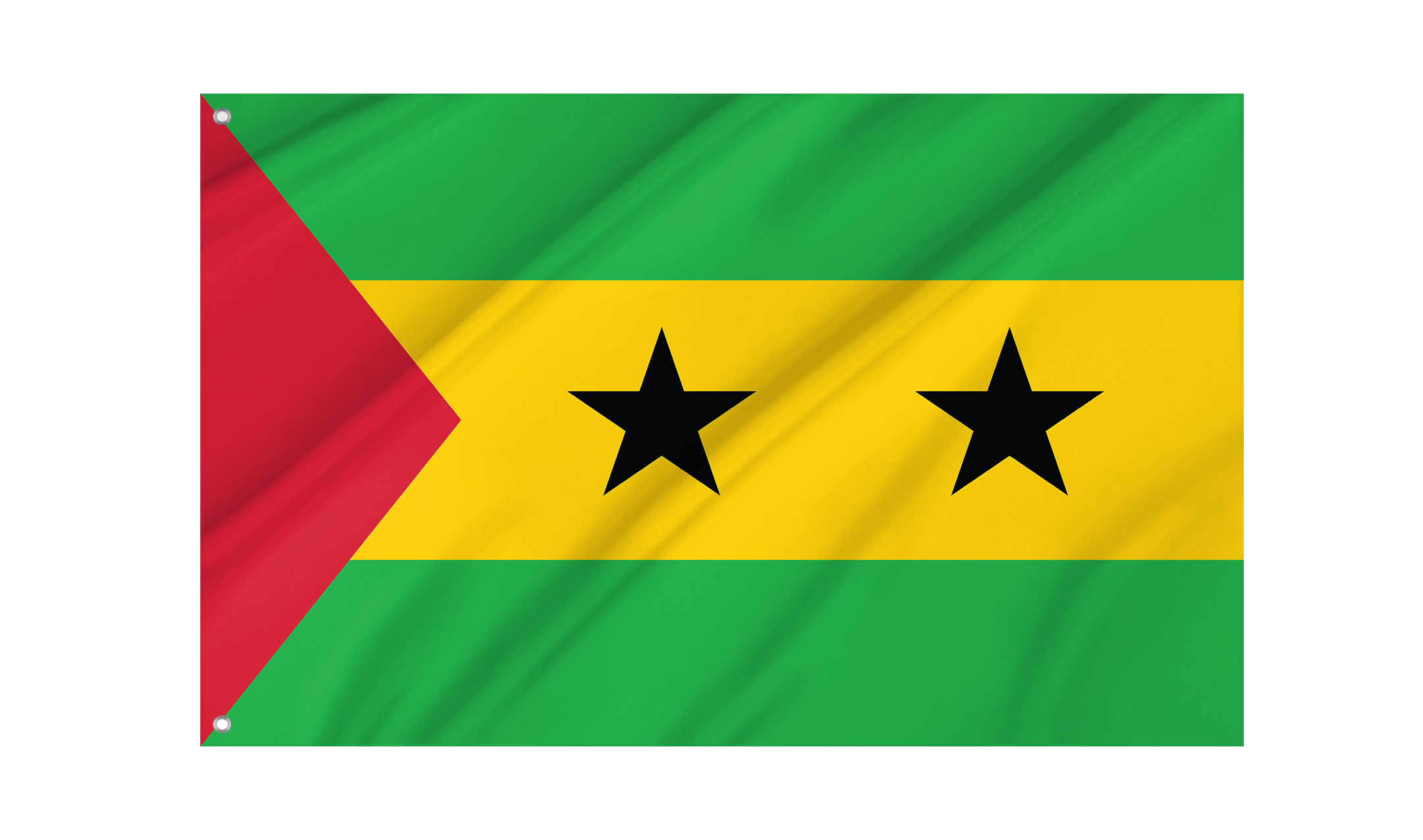 Sao Tome Flag for Indoor & Outdoor Use