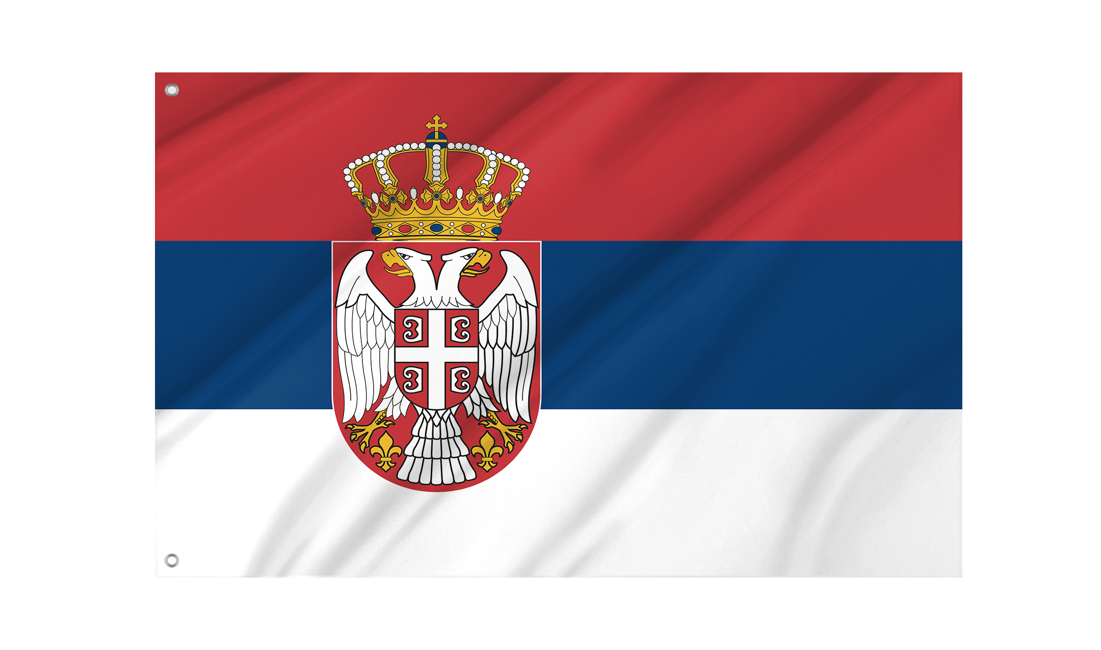 Serbia Flag for Indoor & Outdoor Use