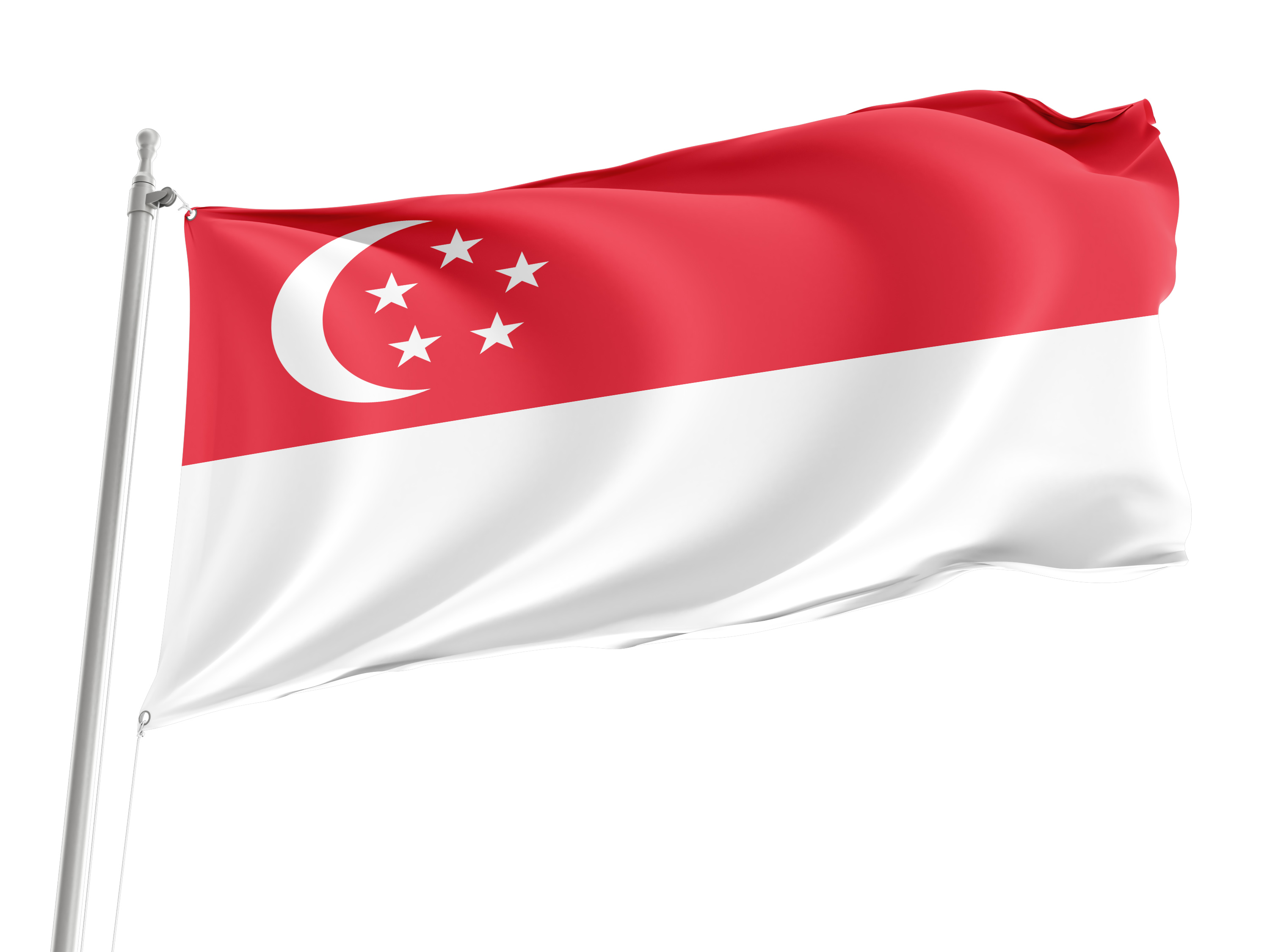 Singapore Flag for Indoor & Outdoor Use