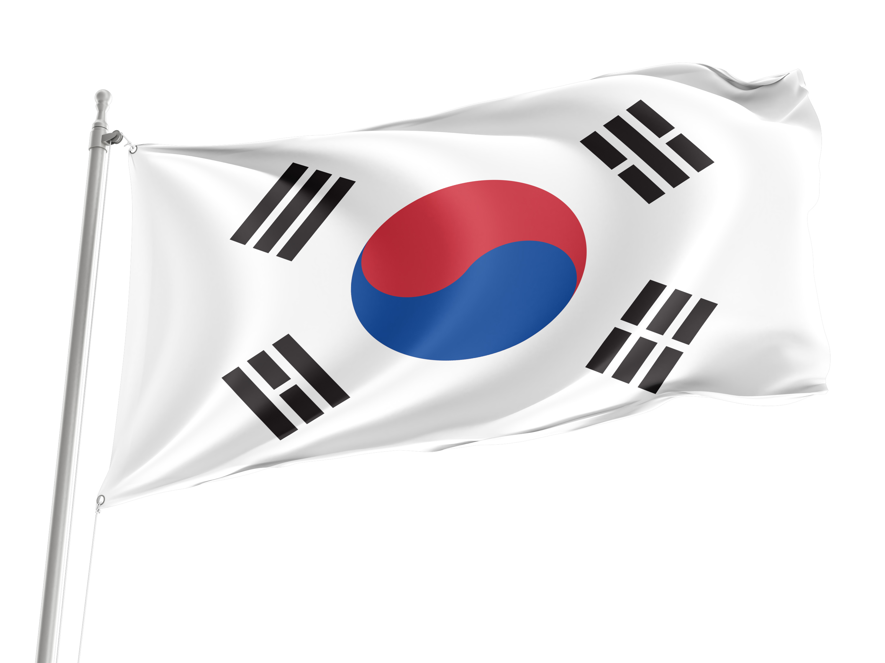 South Korea Flag for Indoor & Outdoor Use
