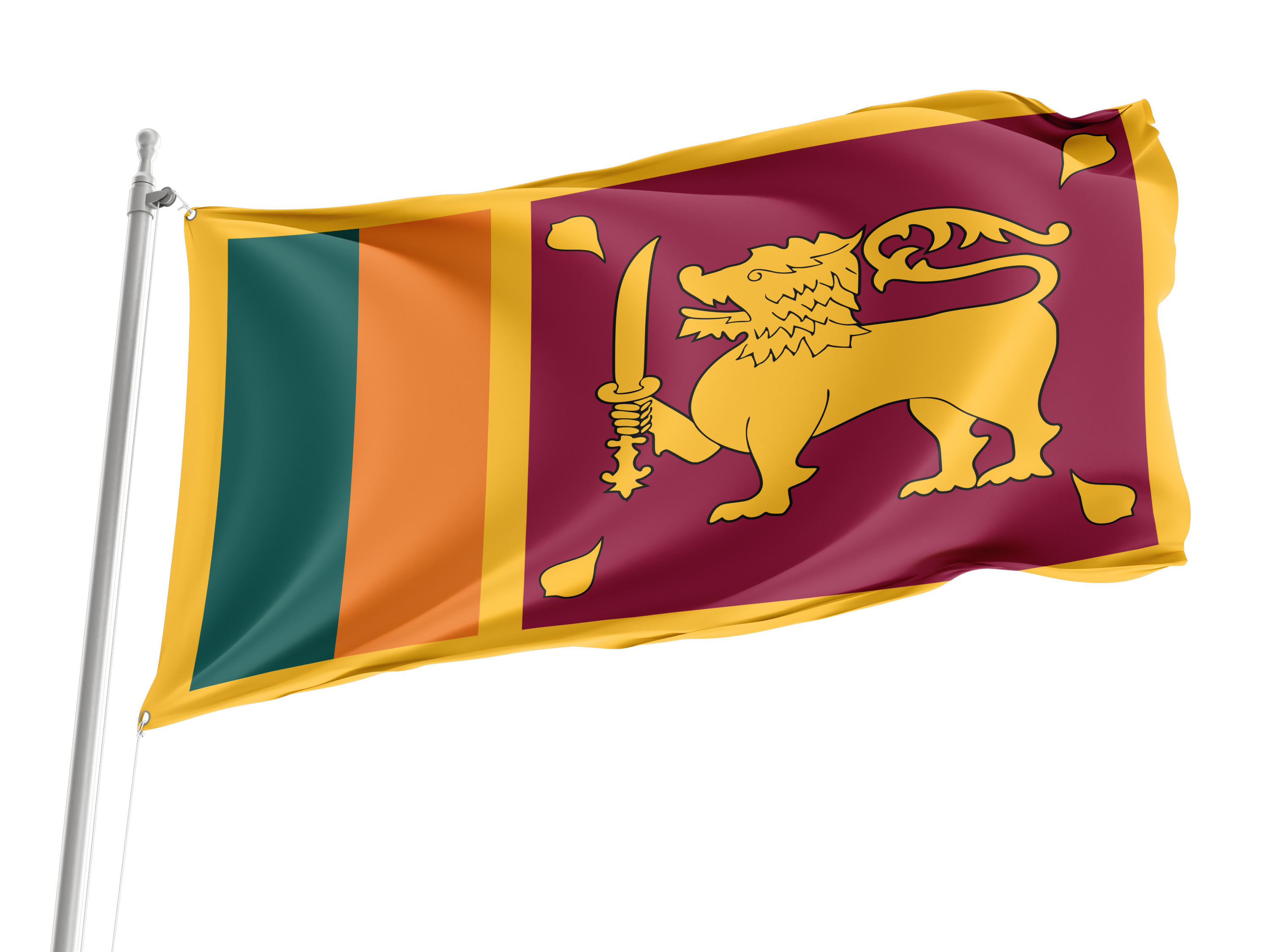 Sri Lanka Flag for Indoor & Outdoor Use