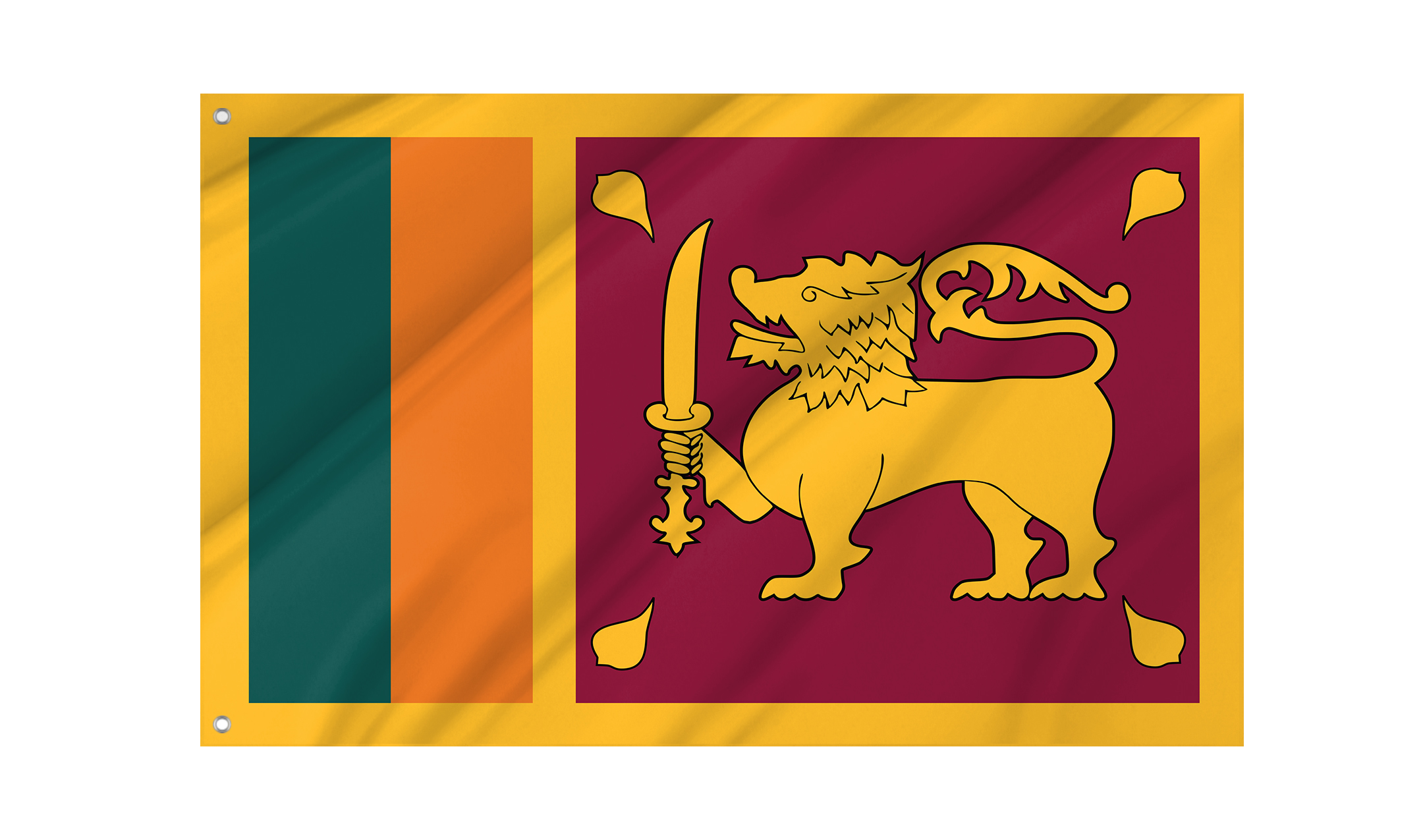 Sri Lanka Flag for Indoor & Outdoor Use