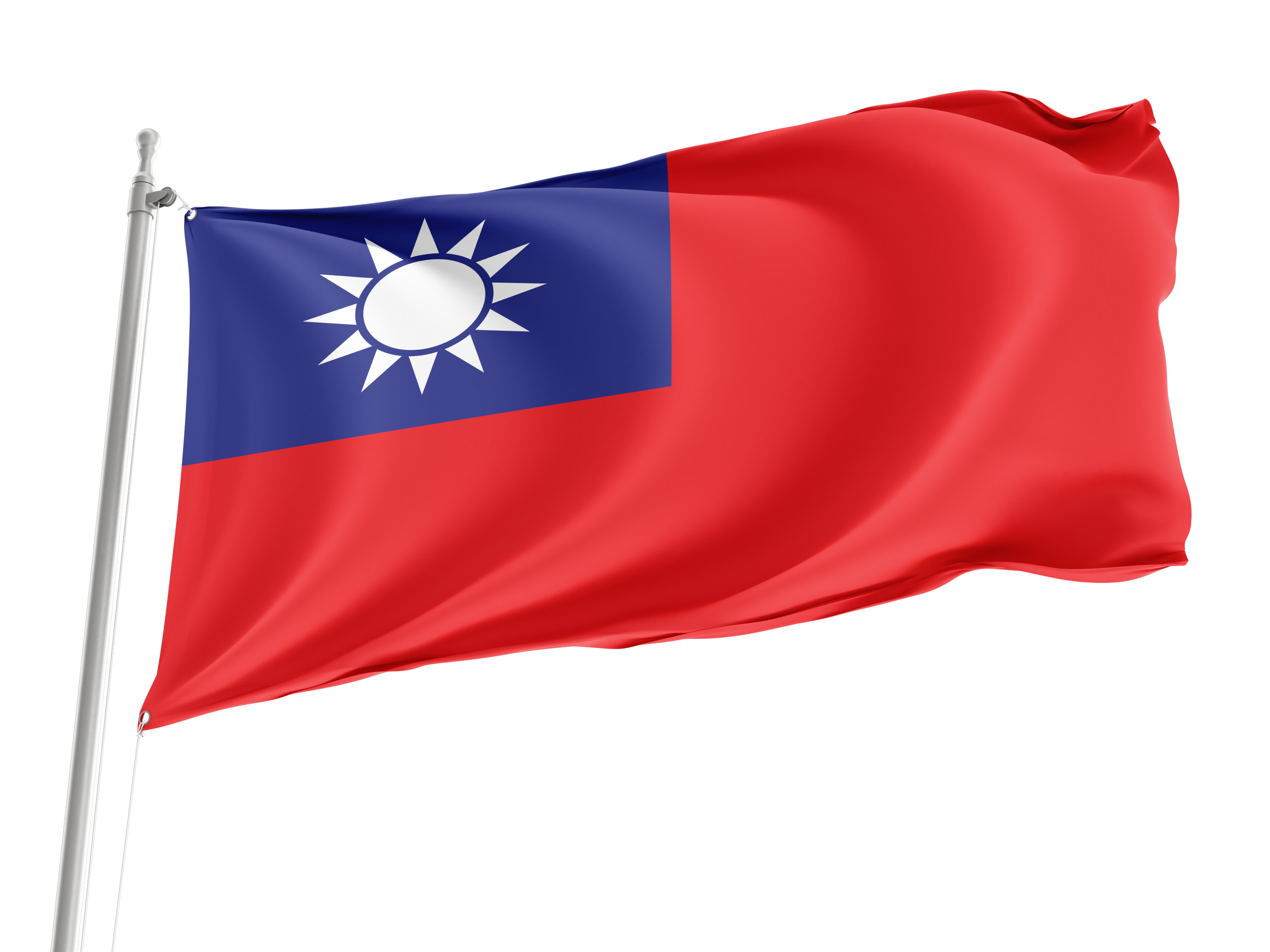 Taiwan Flag for Indoor & Outdoor Use