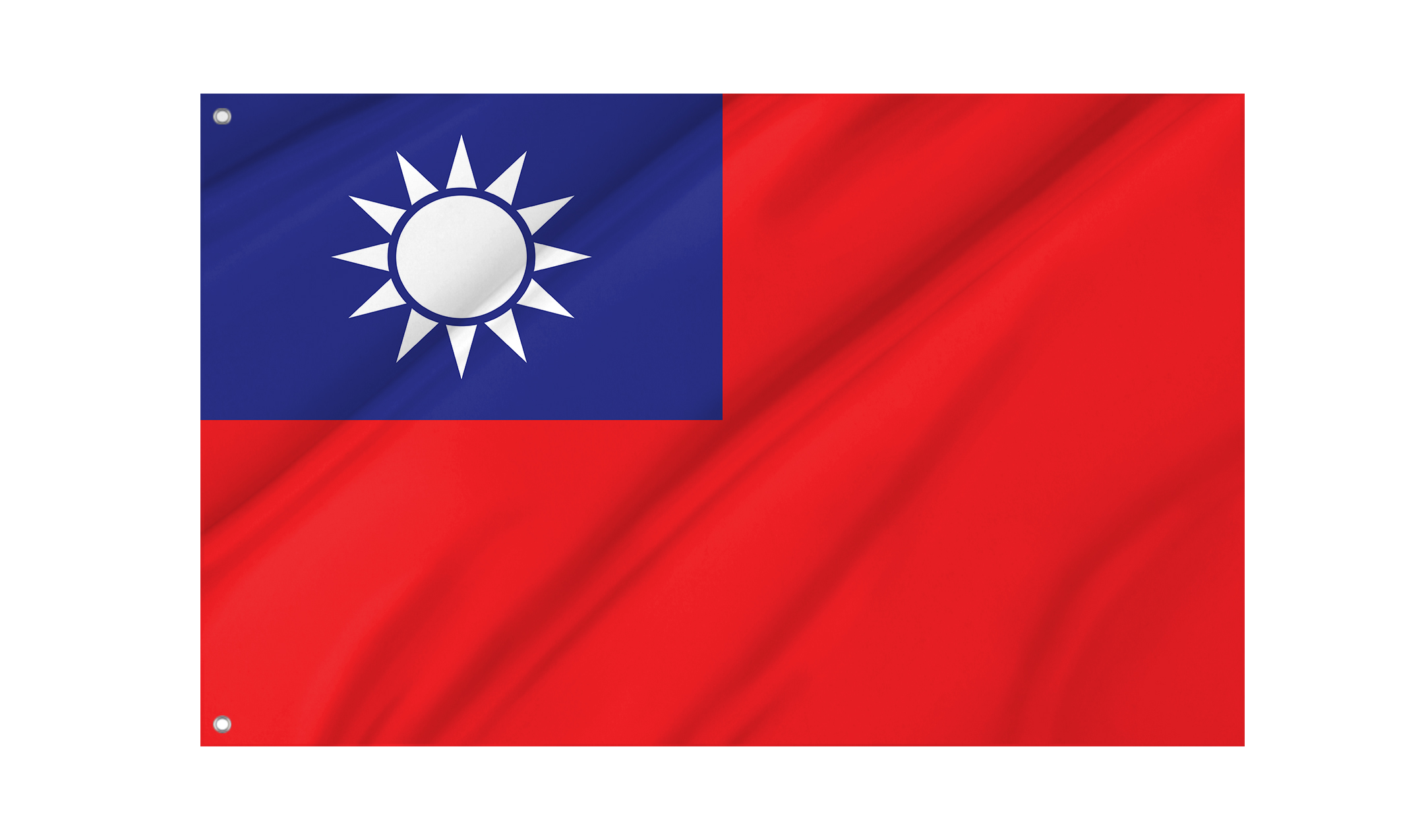 Taiwan Flag for Indoor & Outdoor Use