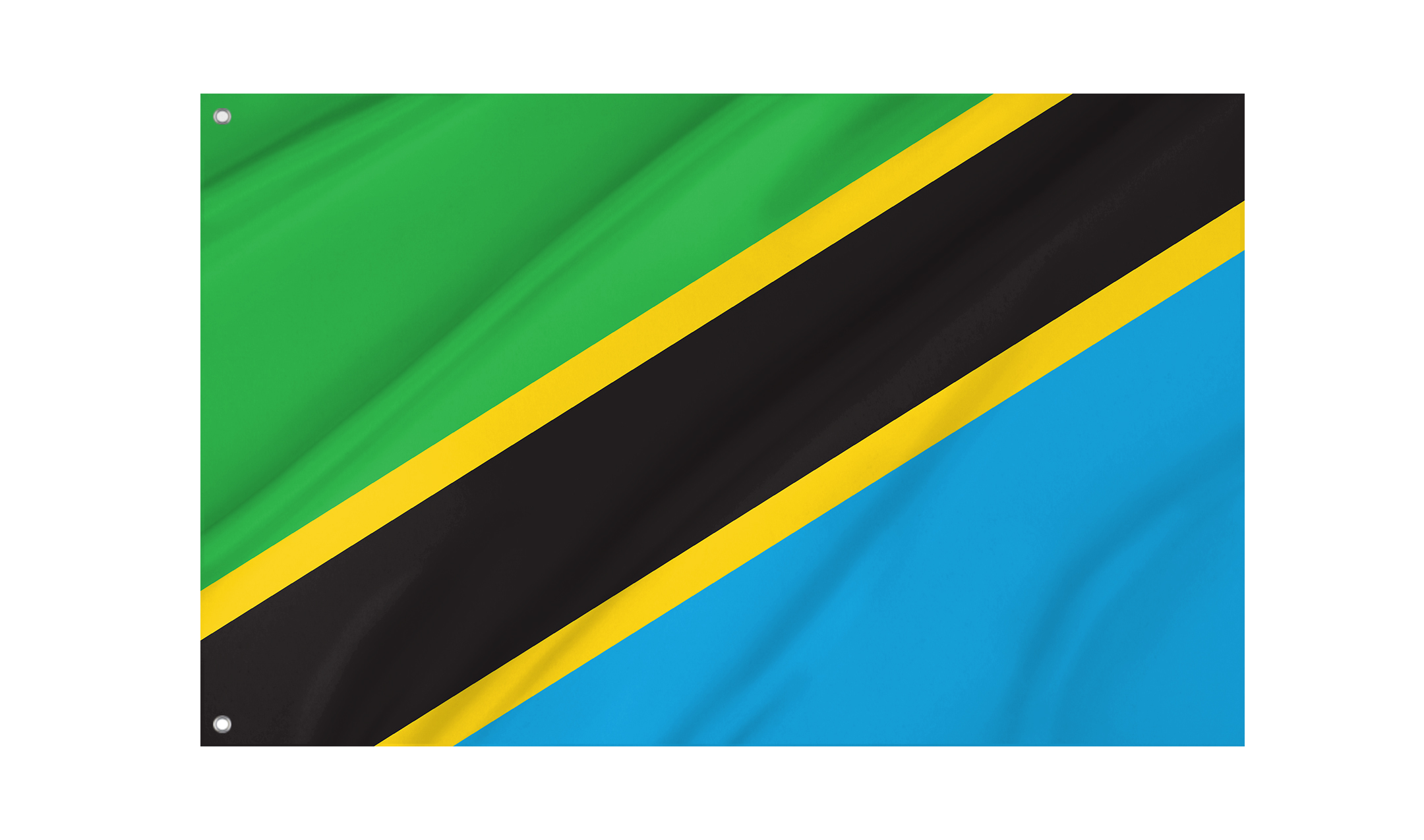 Tanzania Flag for Indoor & Outdoor Use
