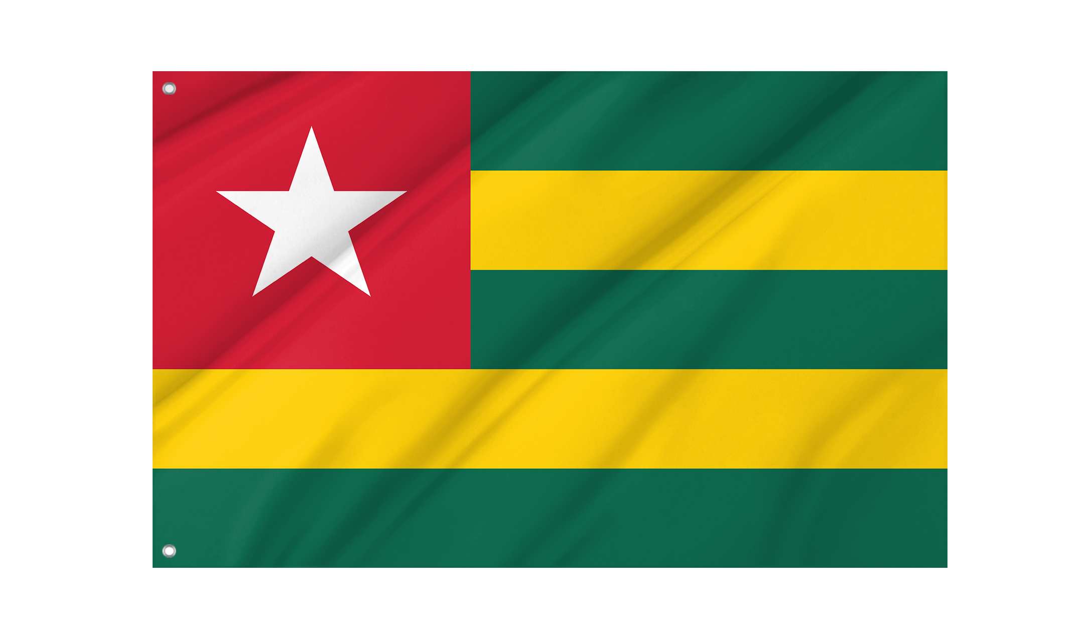 Togo Flag for Indoor & Outdoor Use