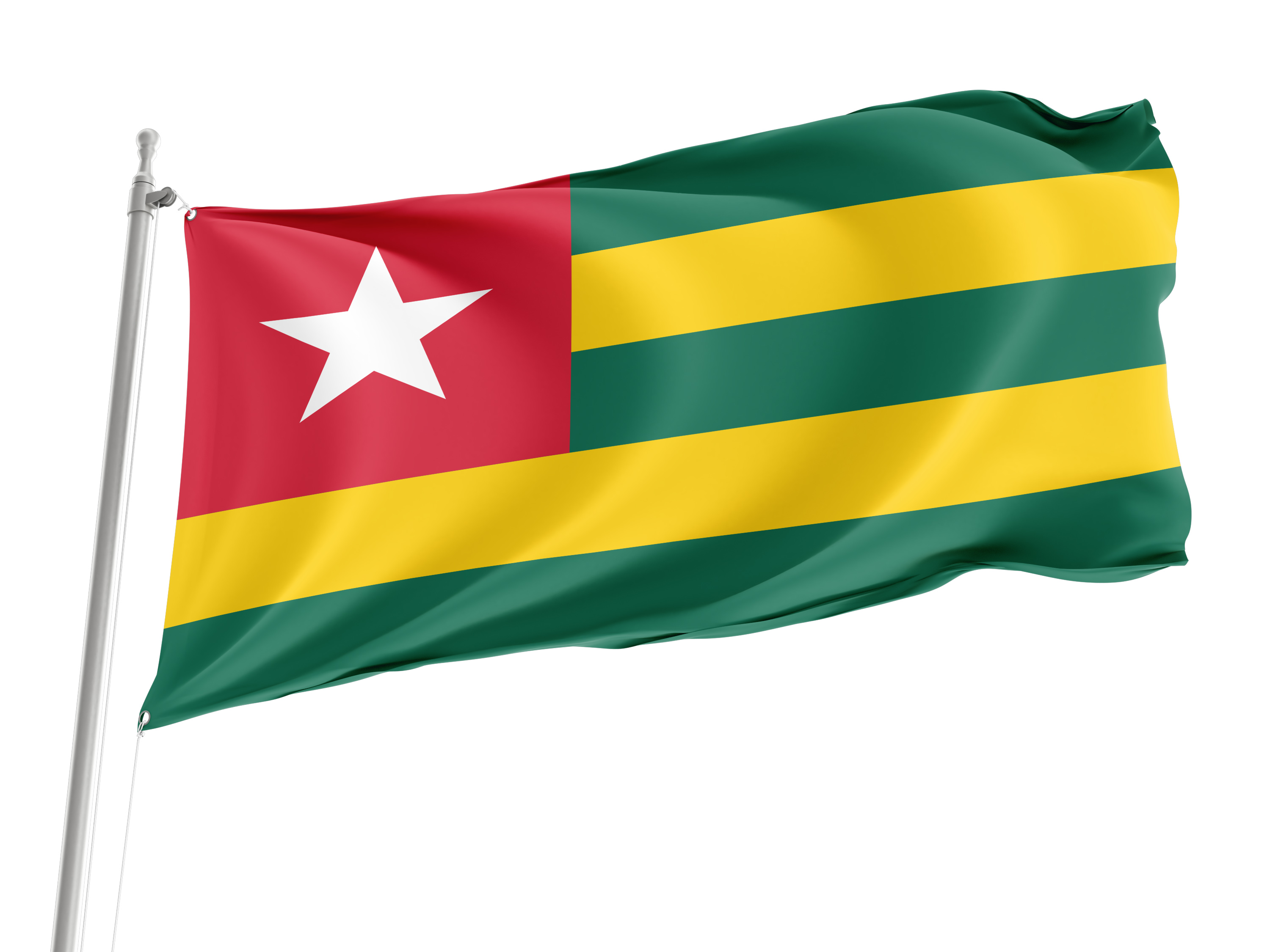 Togo Flag for Indoor & Outdoor Use