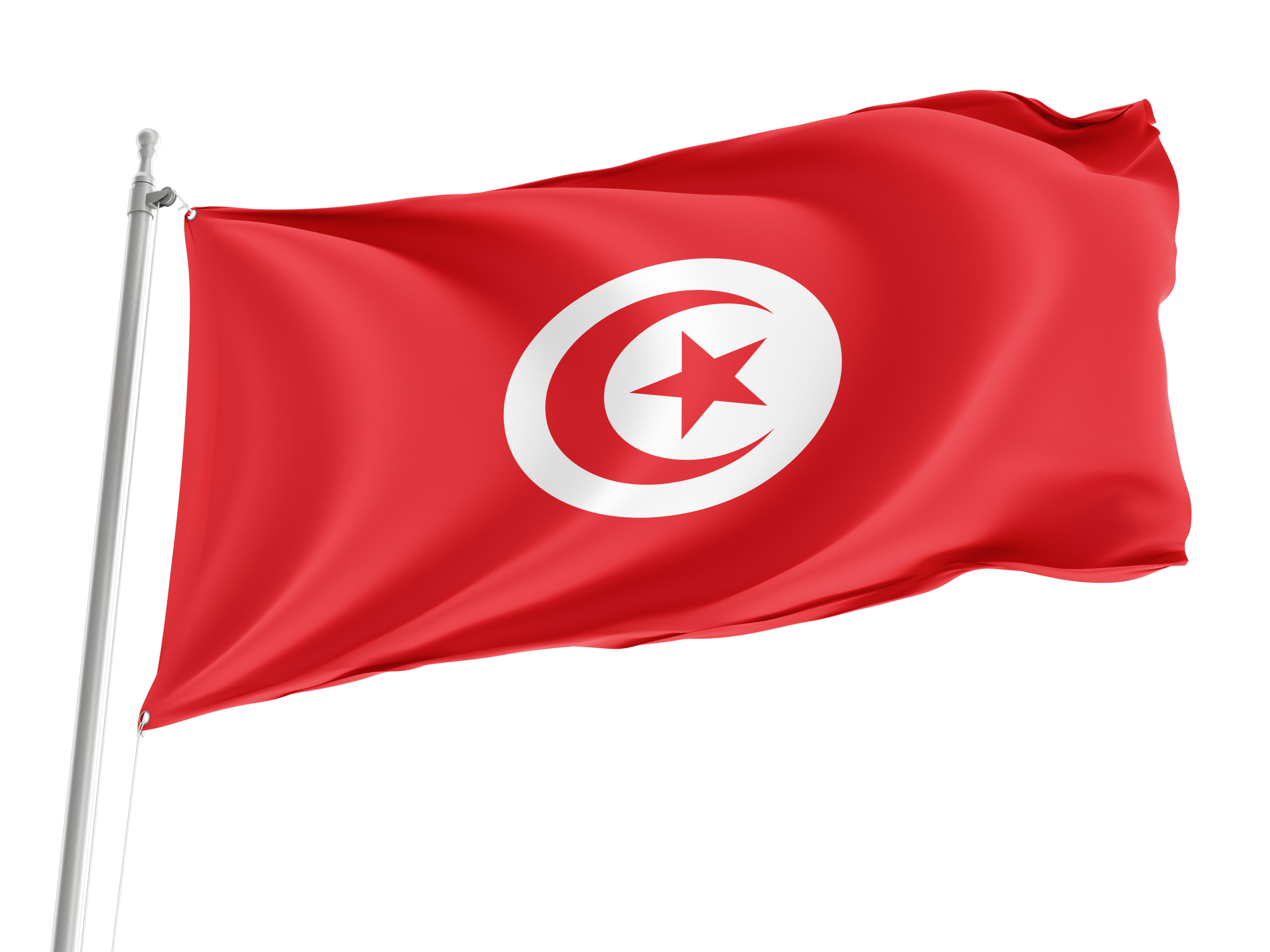 Tunisia Flag for Indoor & Outdoor Use