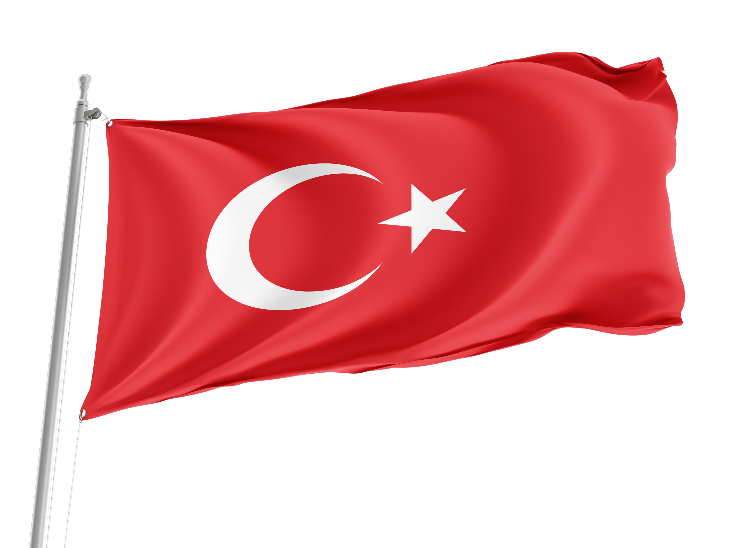 Turkey Flag for Indoor & Outdoor Use