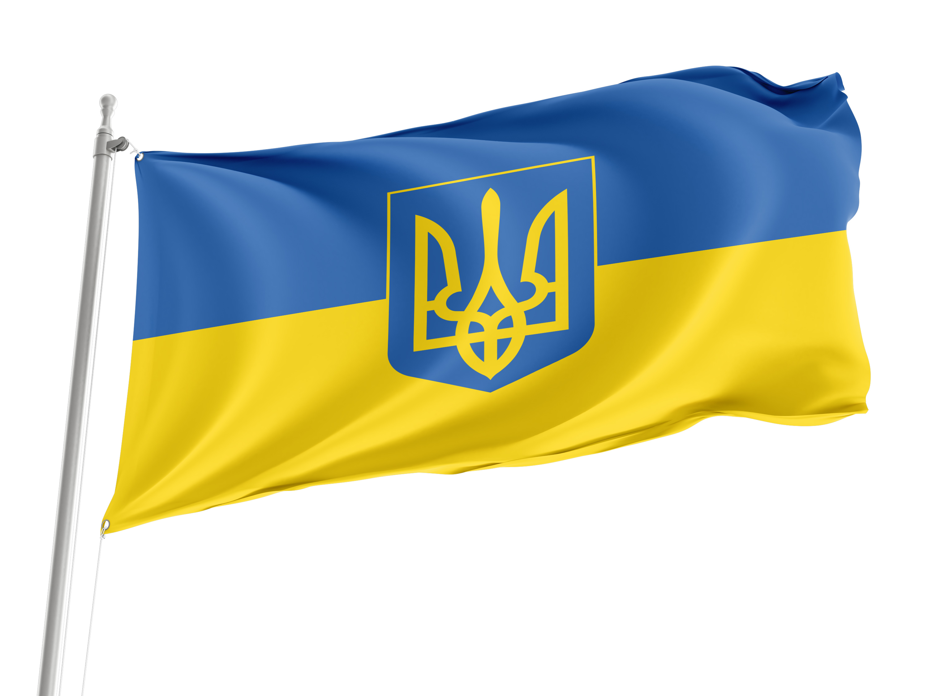 Ukraine Flag for Indoor & Outdoor Use