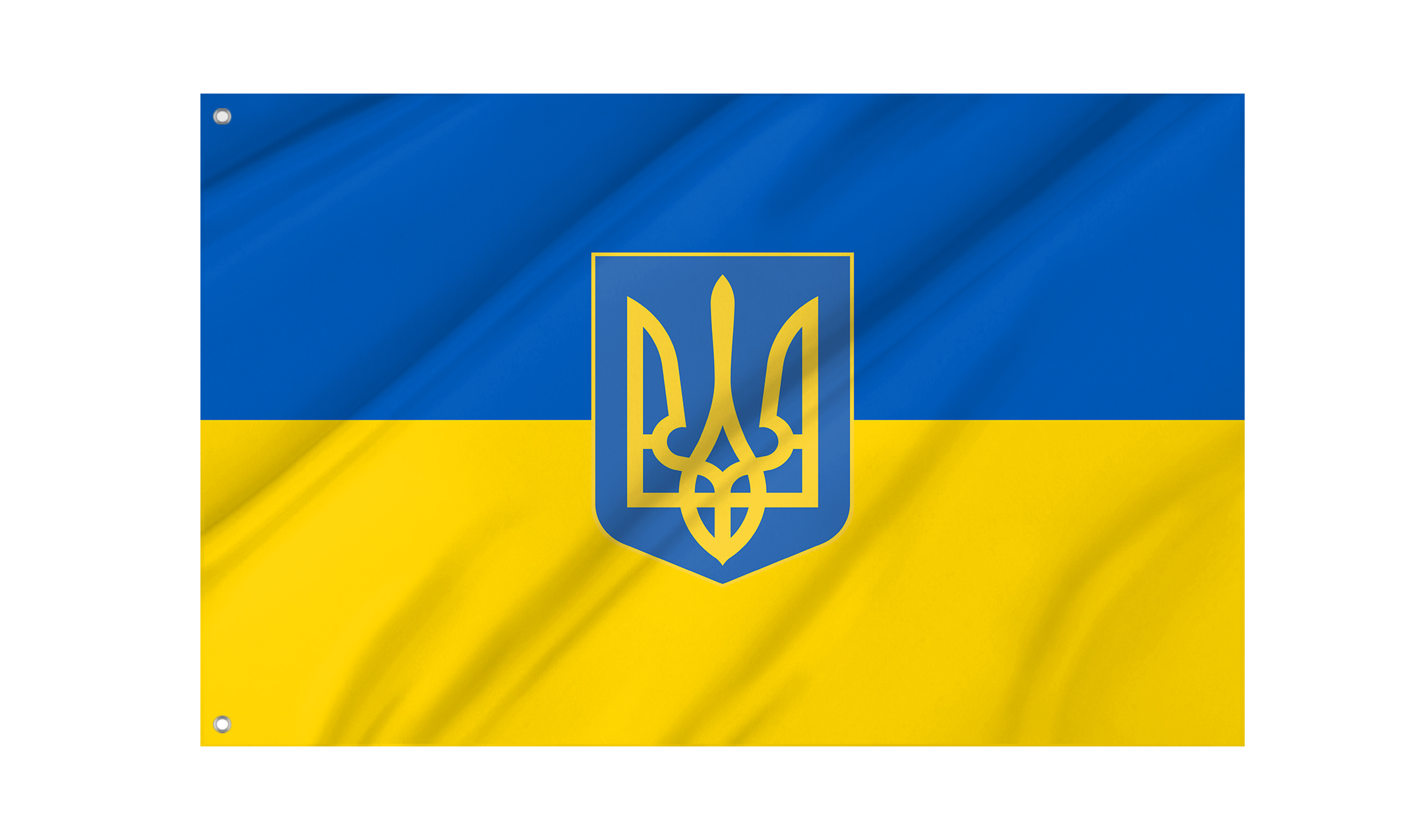 Ukraine Flag for Indoor & Outdoor Use