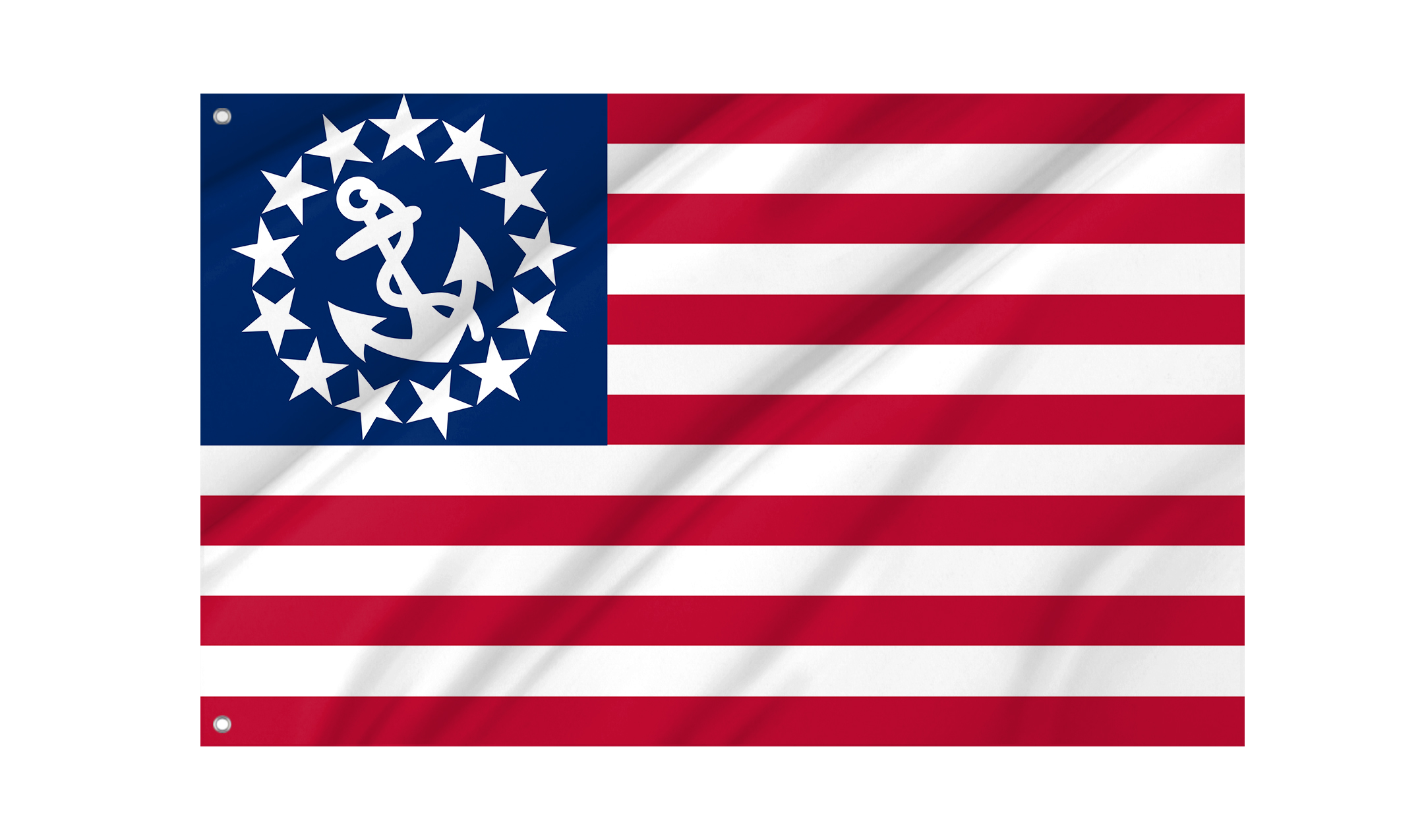 US Yacht Ensign Flag for Indoor & Outdoor Use