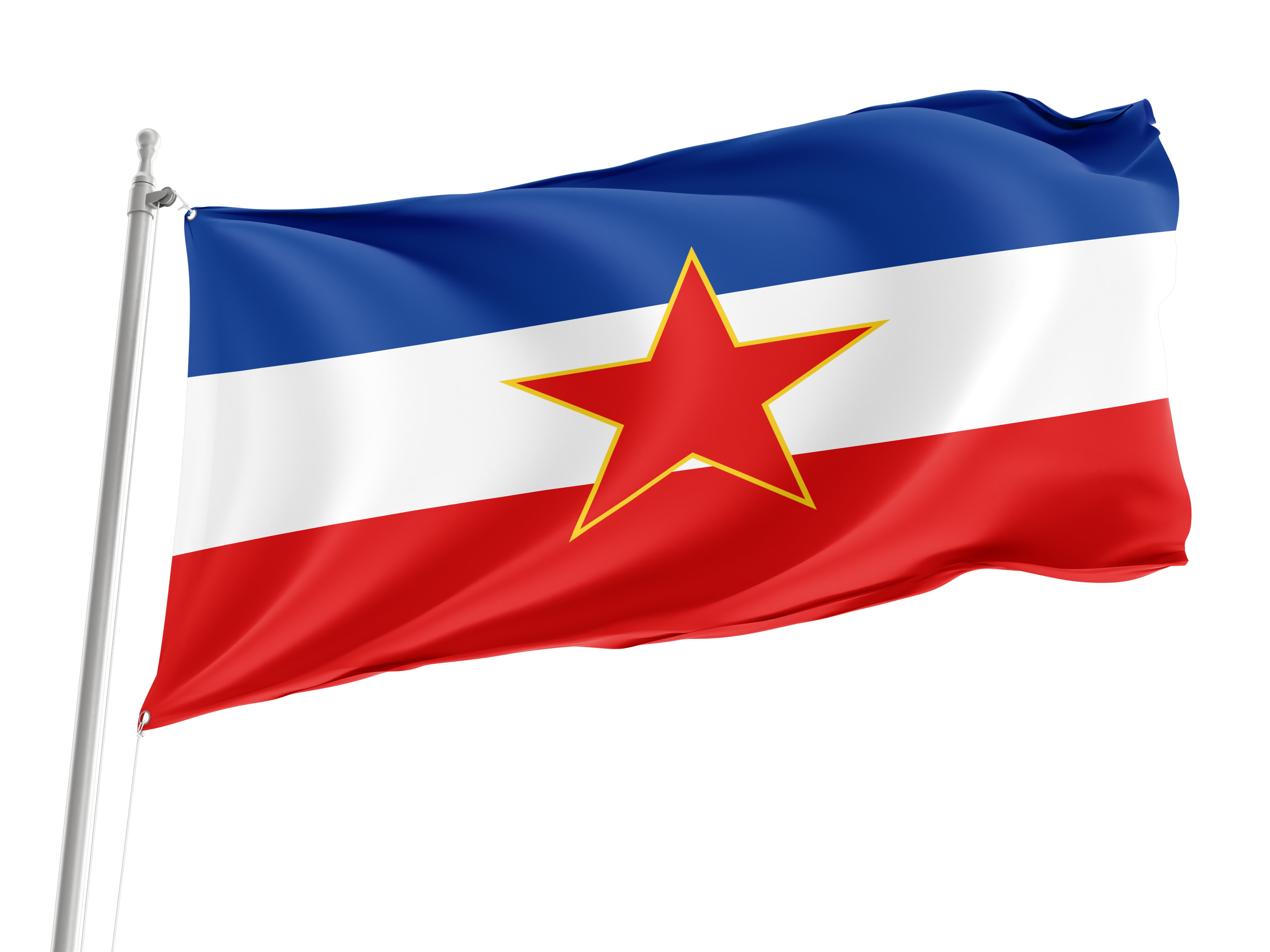 Yugoslavia Flag for Indoor & Outdoor Use