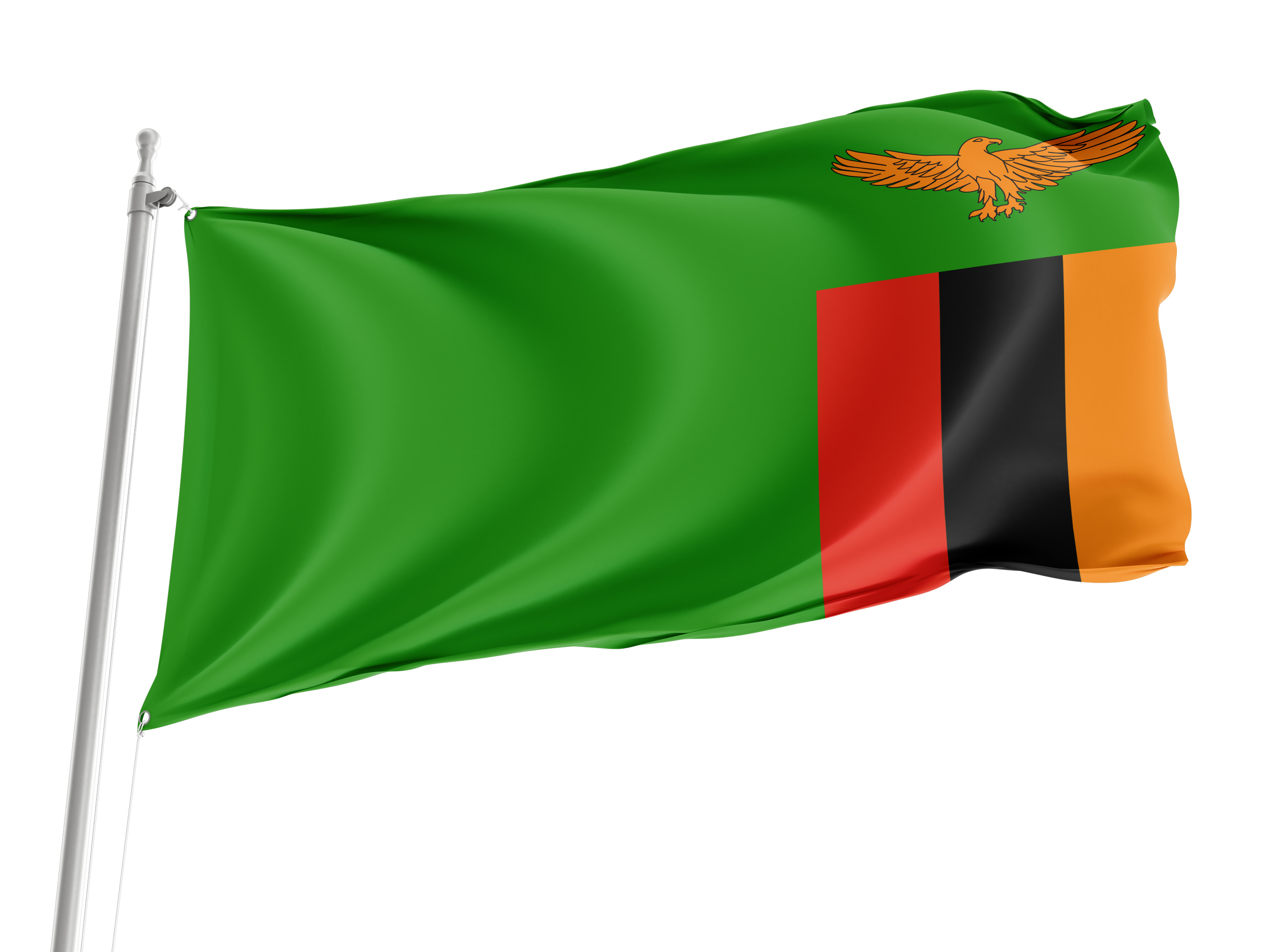 Zambia Flag for Indoor & Outdoor Use