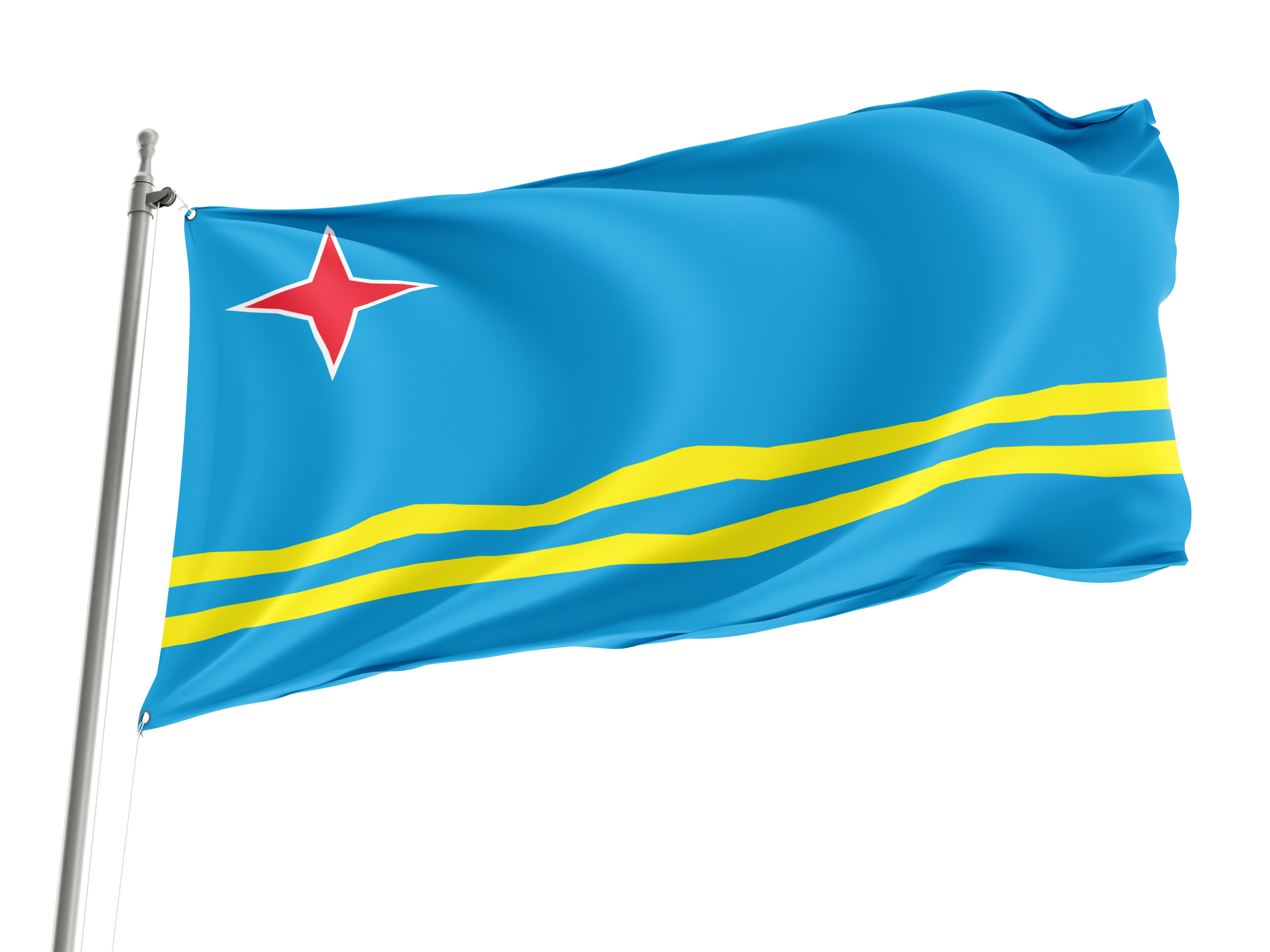 Aruba Flag for Indoor & Outdoor Use