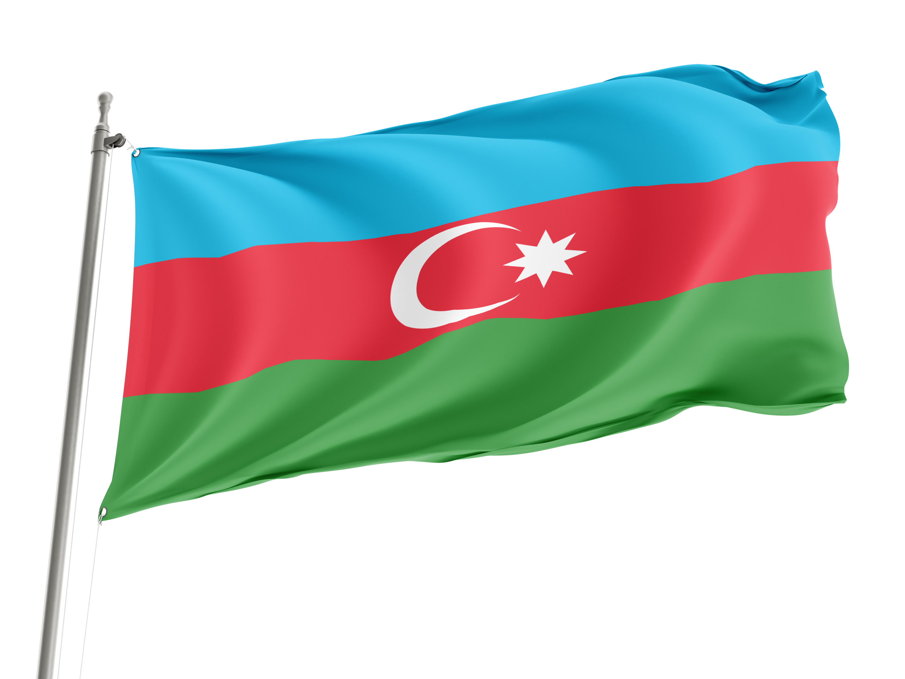 Azerbaijan Flag for Indoor & Outdoor Use