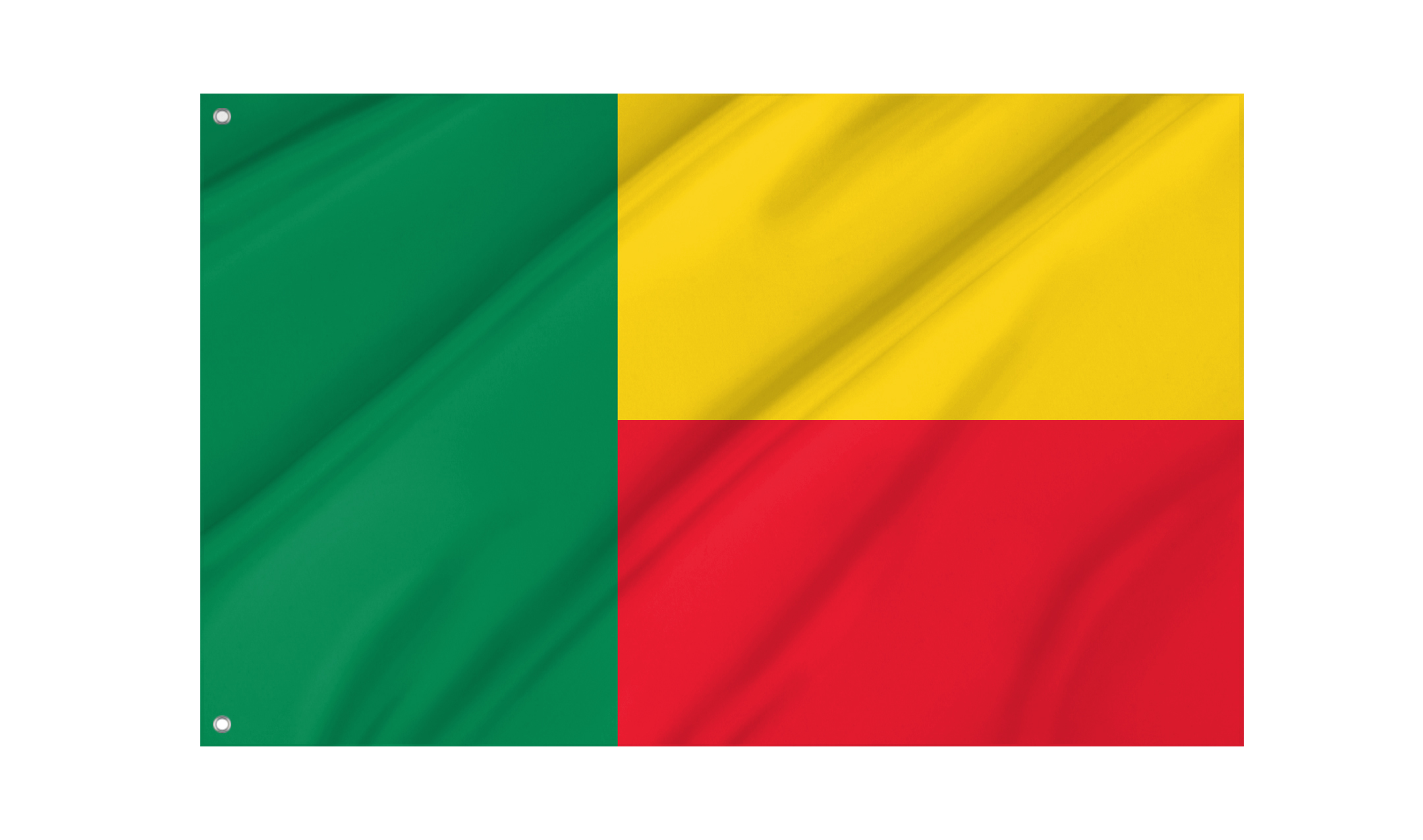 Benin Flag for Indoor & Outdoor Use