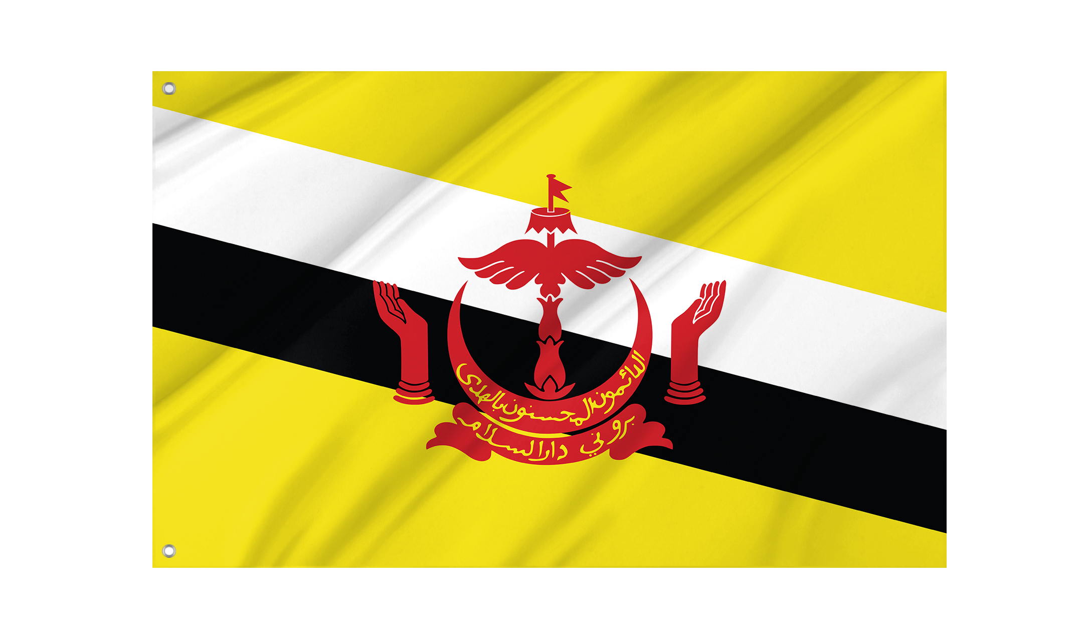 Brunei Flag for Indoor & Outdoor Use