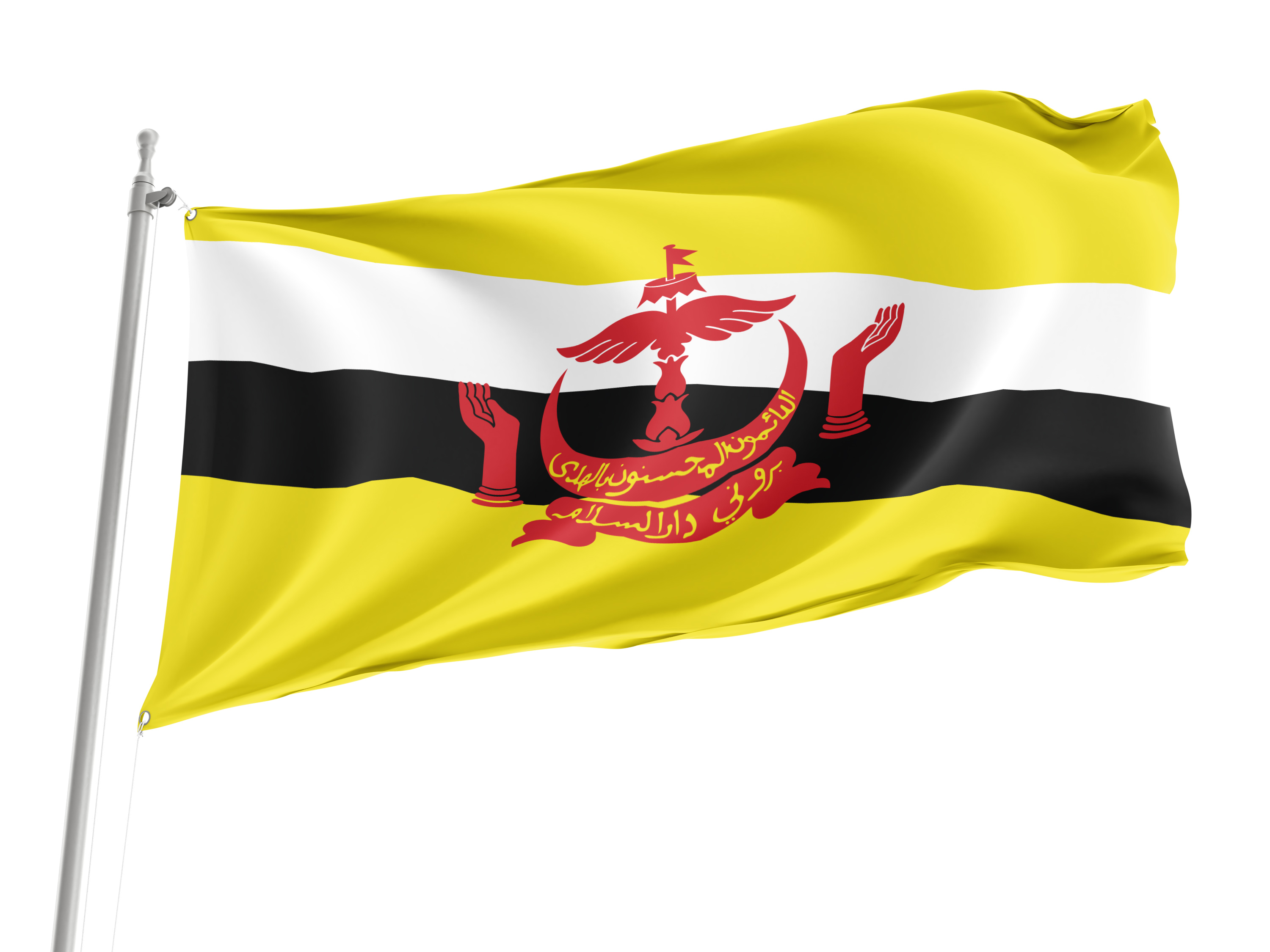 Brunei Flag for Indoor & Outdoor Use
