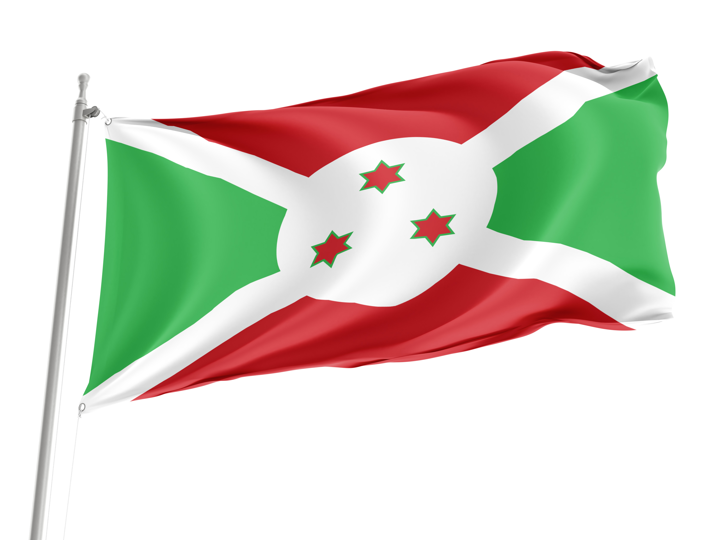 Burundi Flag for Indoor & Outdoor Use