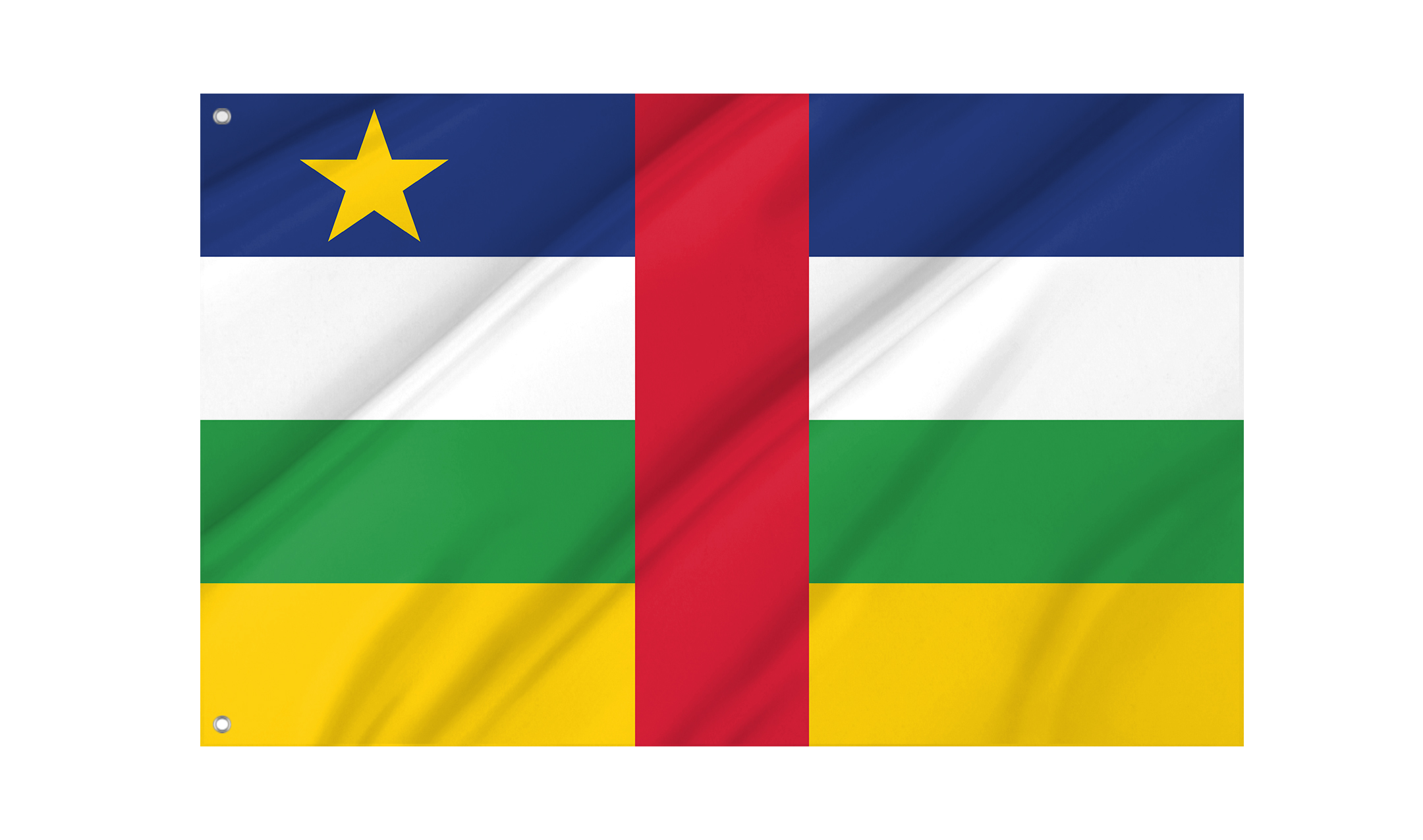 Central African Republic Flag for Indoor & Outdoor Use