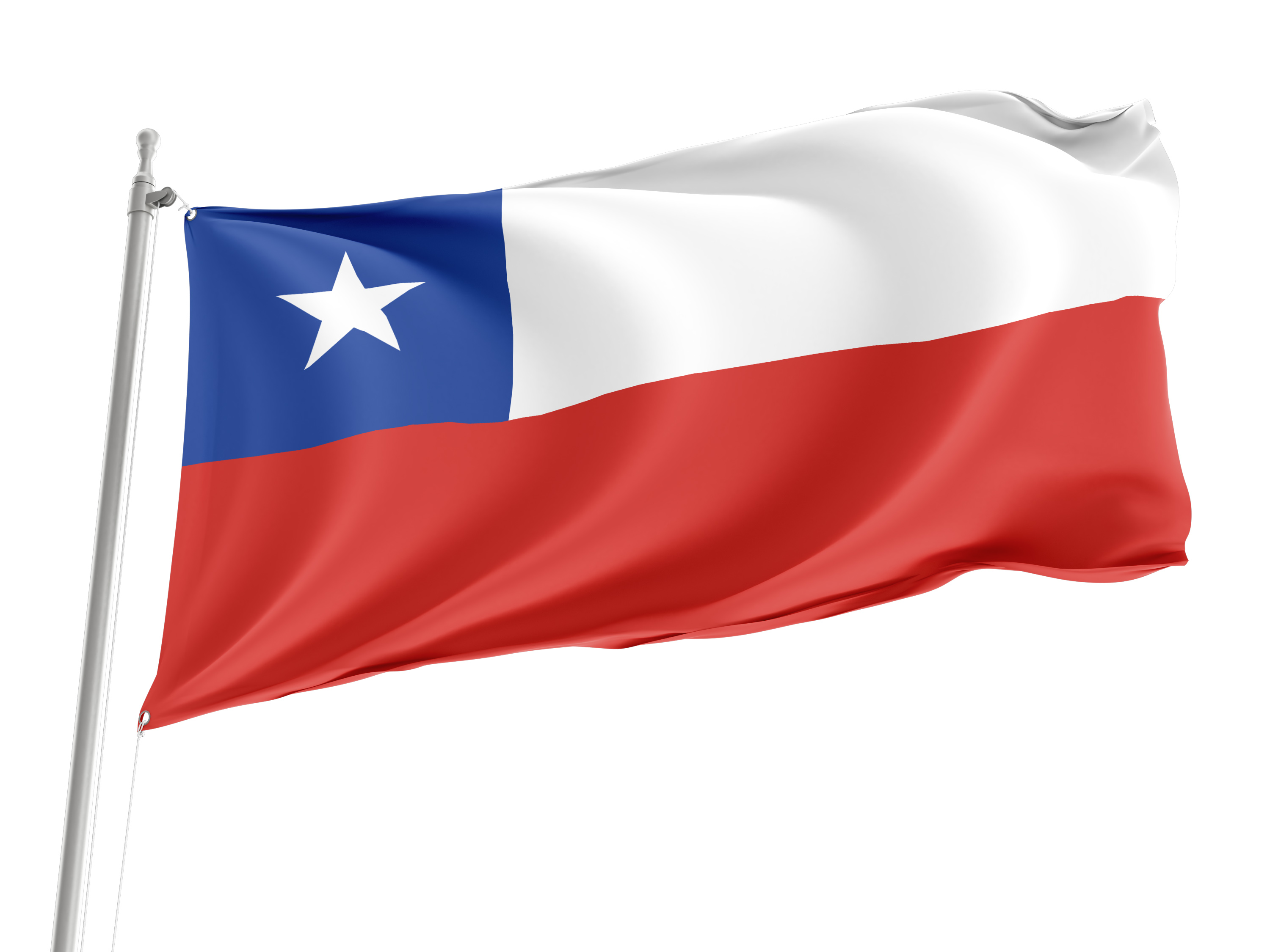 Chile Flag for Indoor & Outdoor Use