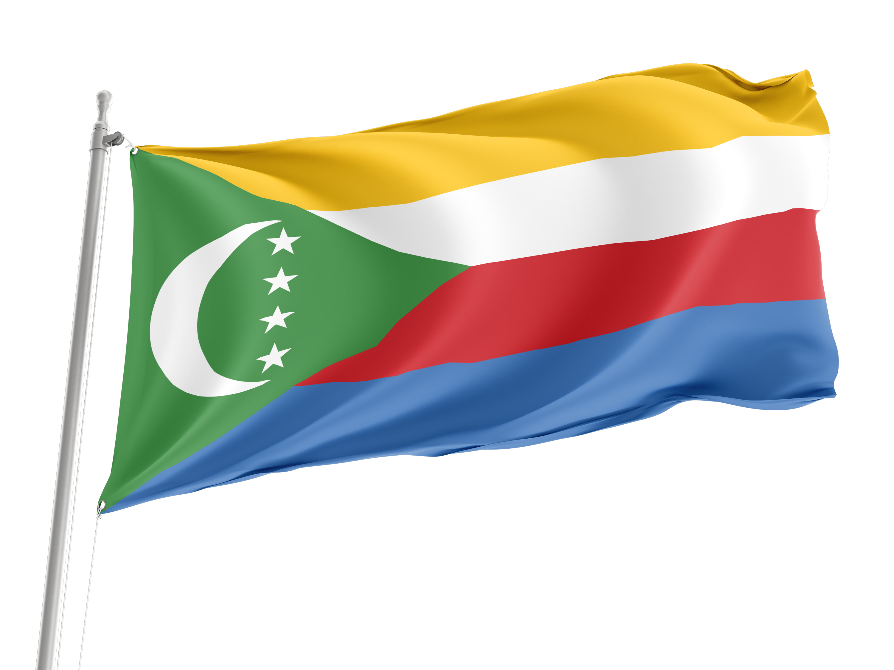 Comoros Flag for Indoor & Outdoor Use
