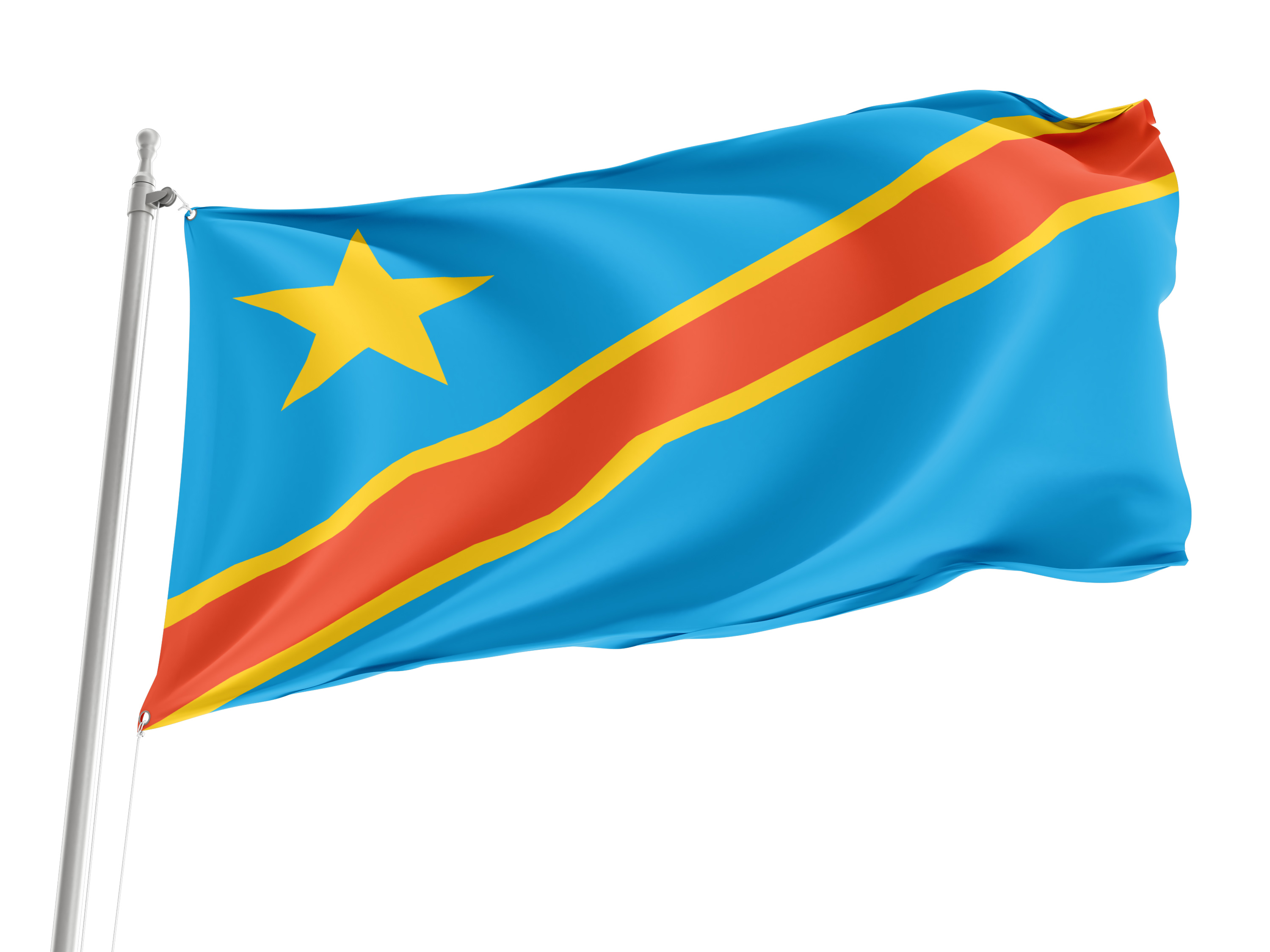 Congo Flag for Indoor & Outdoor Use