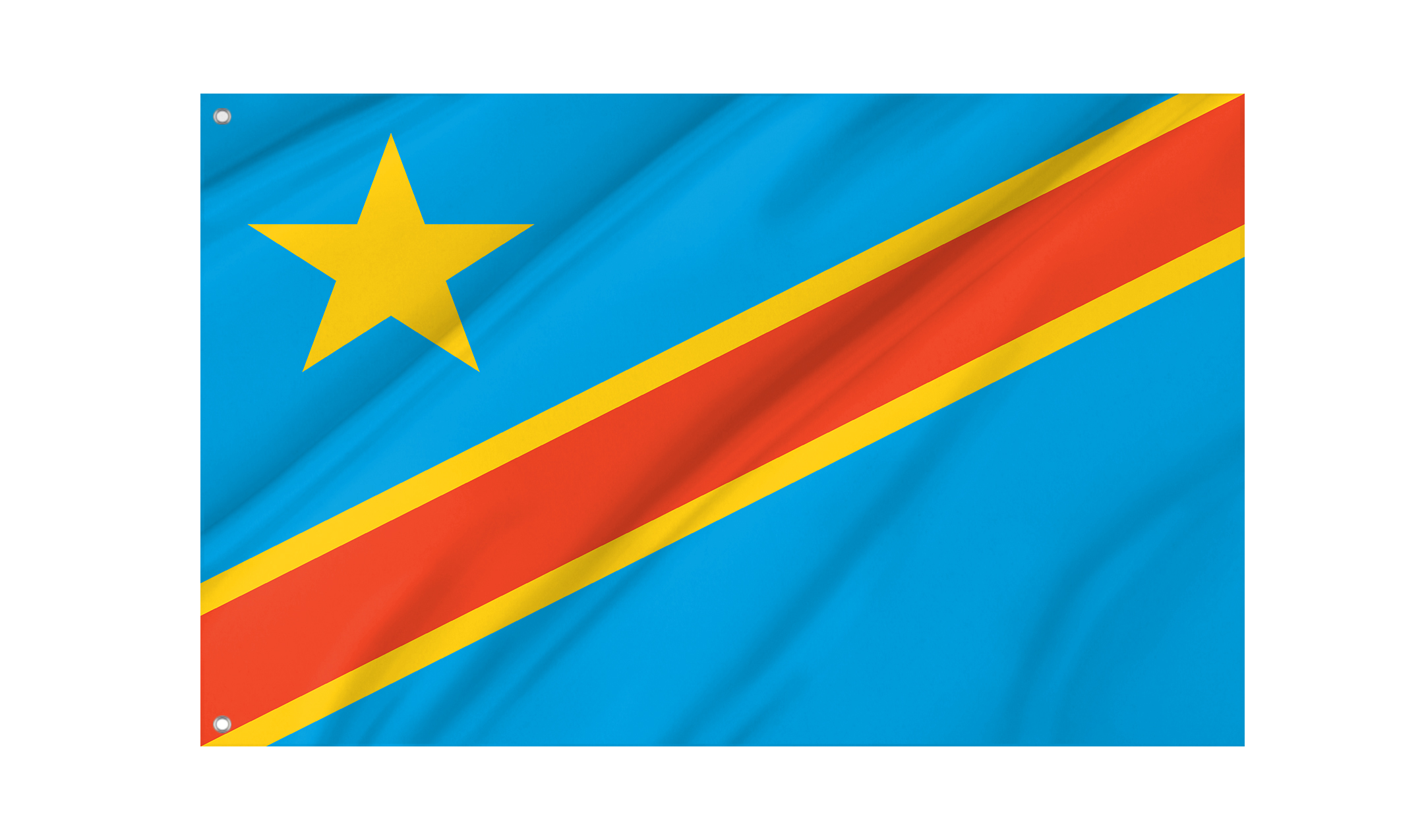 Congo Flag for Indoor & Outdoor Use