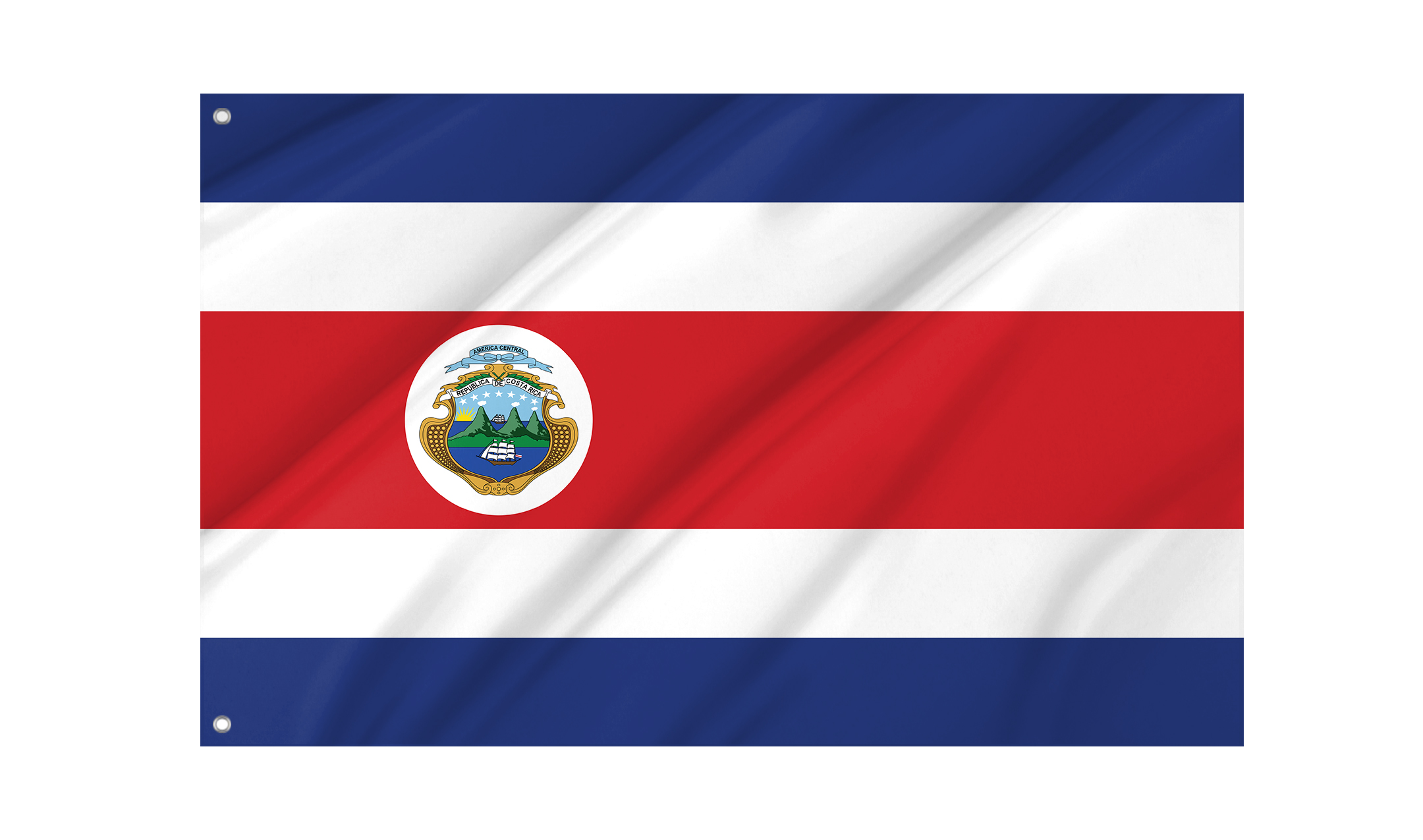 Costa Rica Flag for Indoor & Outdoor Use