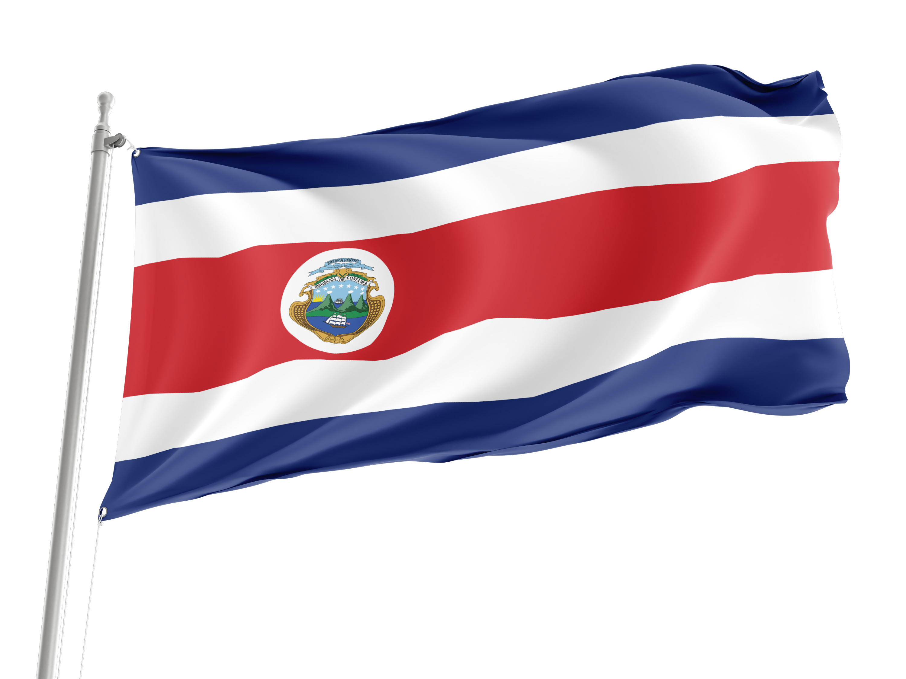 Costa Rica Flag for Indoor & Outdoor Use