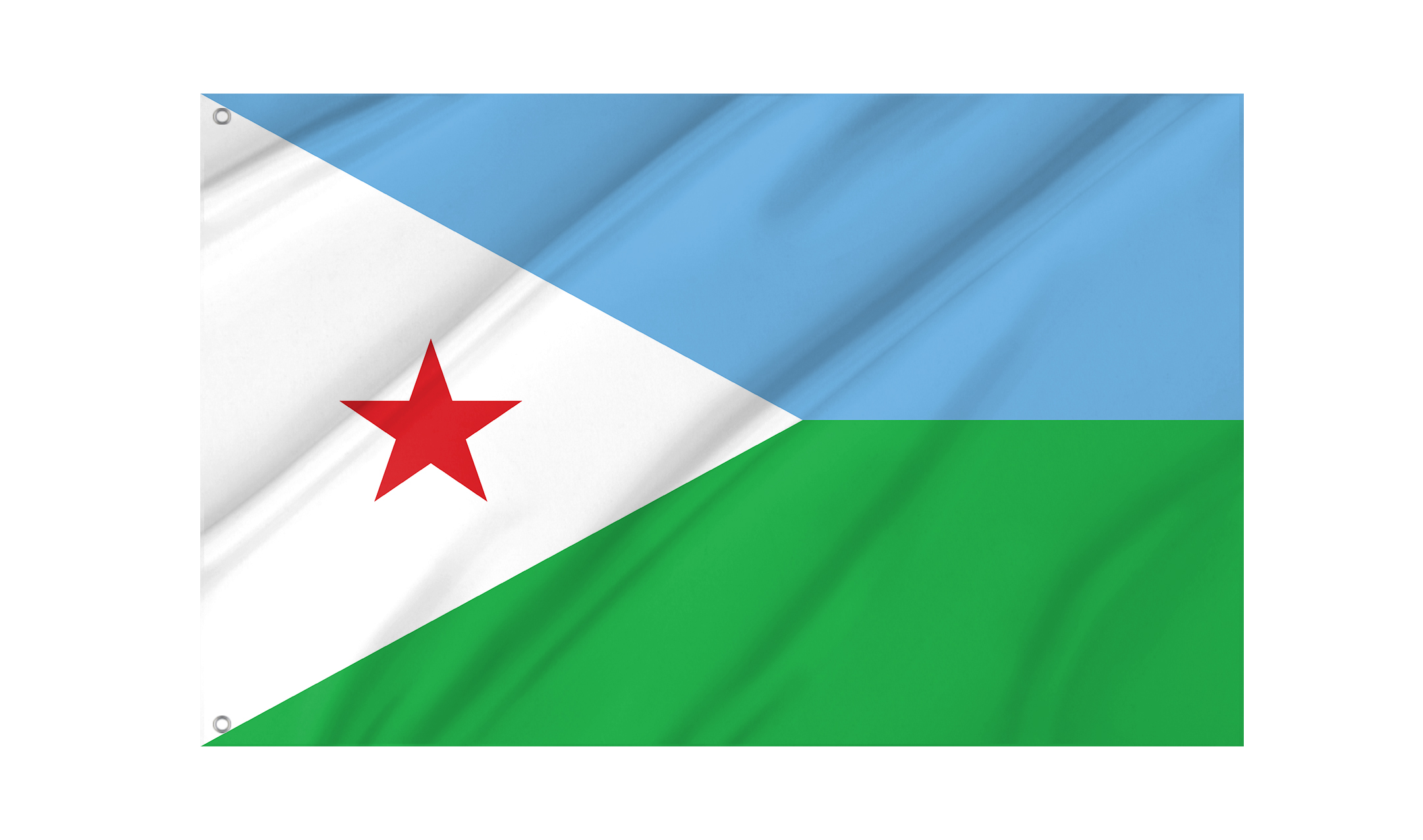 Djibouti Flag for Indoor & Outdoor Use