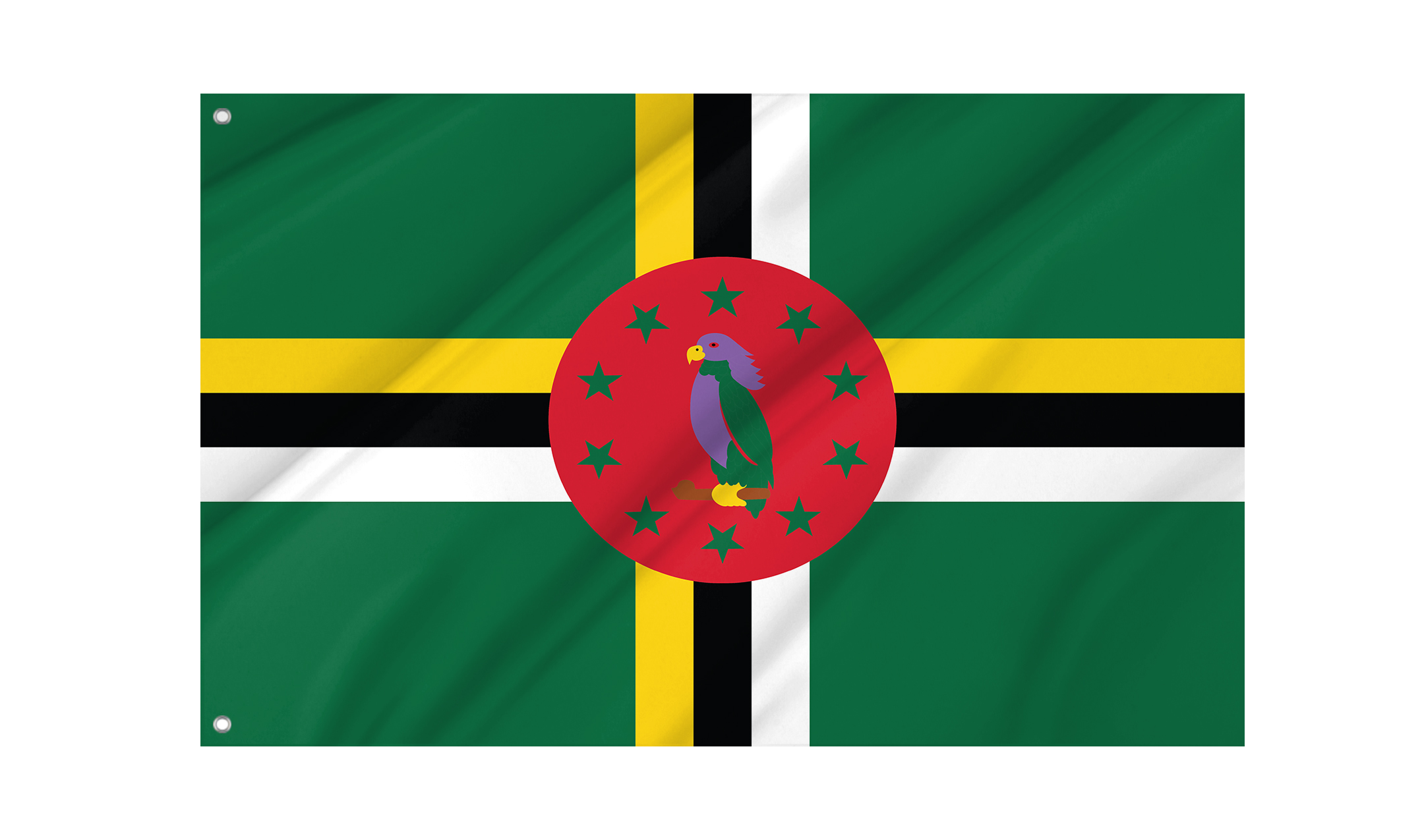 Dominica Flag for Indoor & Outdoor Use