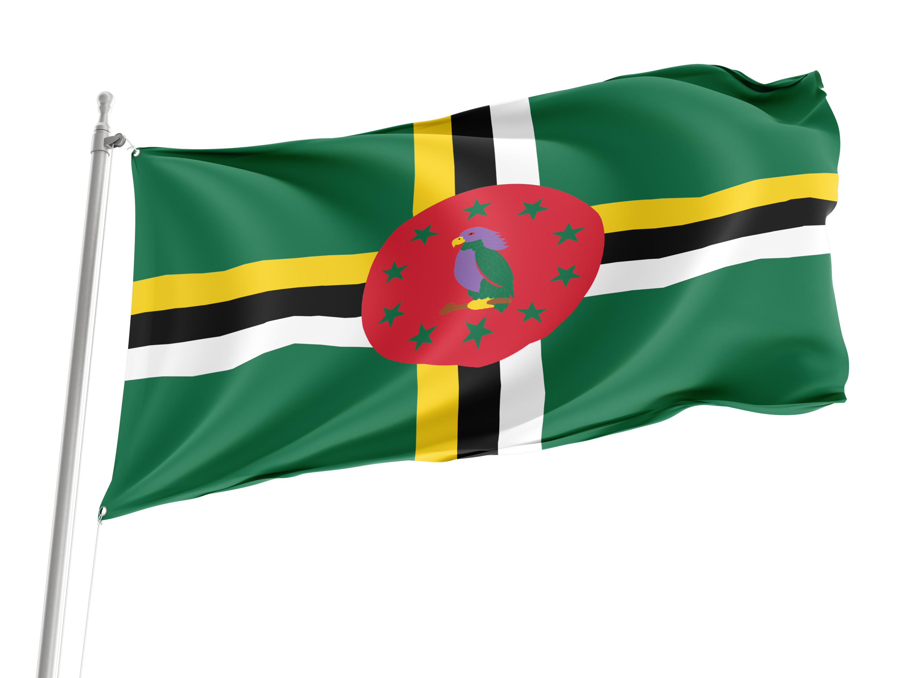 Dominica Flag for Indoor & Outdoor Use