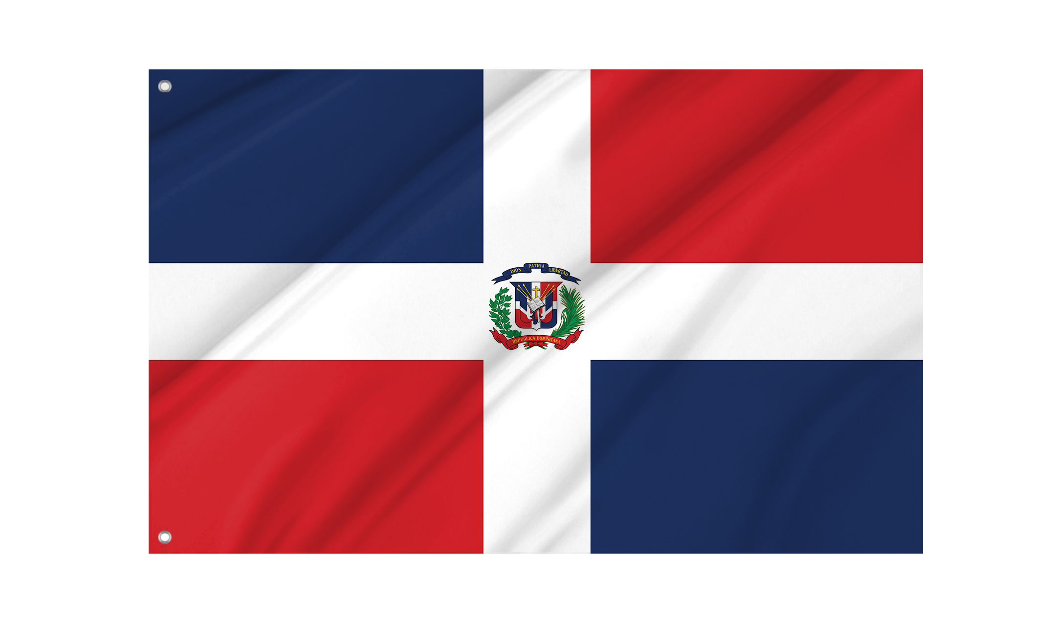 Dominican Republic Flag for Indoor & Outdoor Use