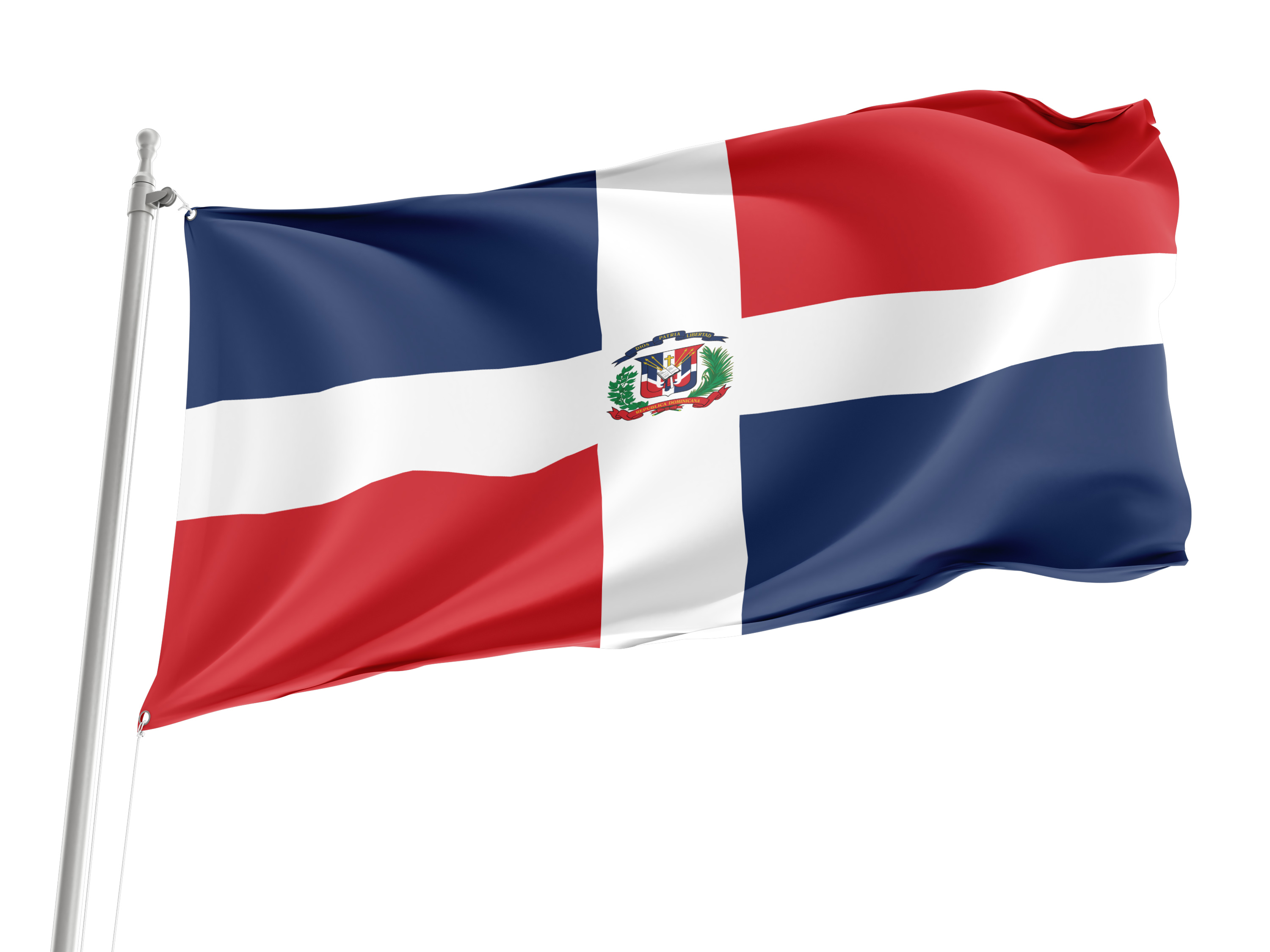 Dominican Republic Flag for Indoor & Outdoor Use