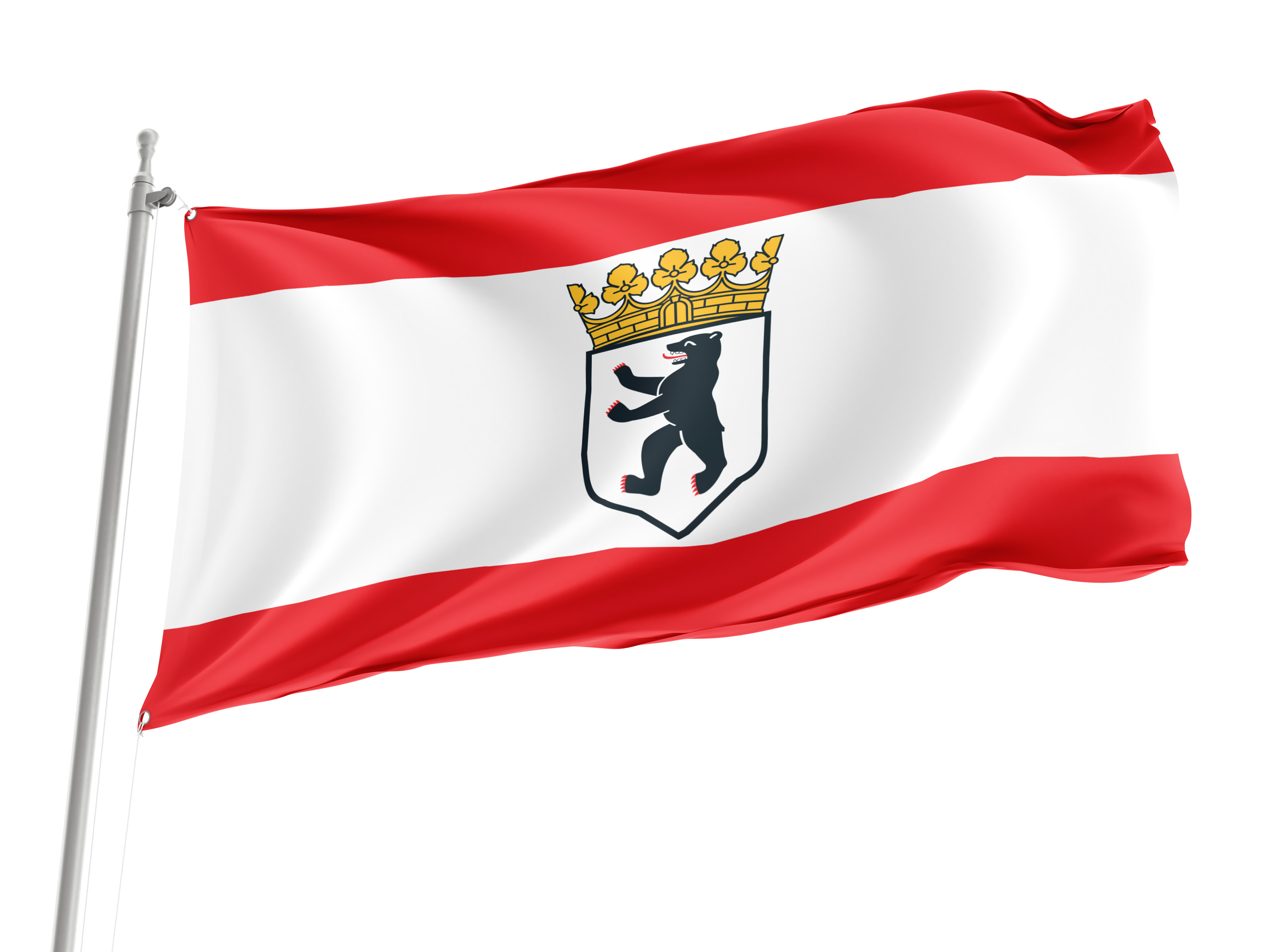 Flag of Berlin, Patriotic Flags, Unique Design Print, Flags for Indoor & Outdoor Use