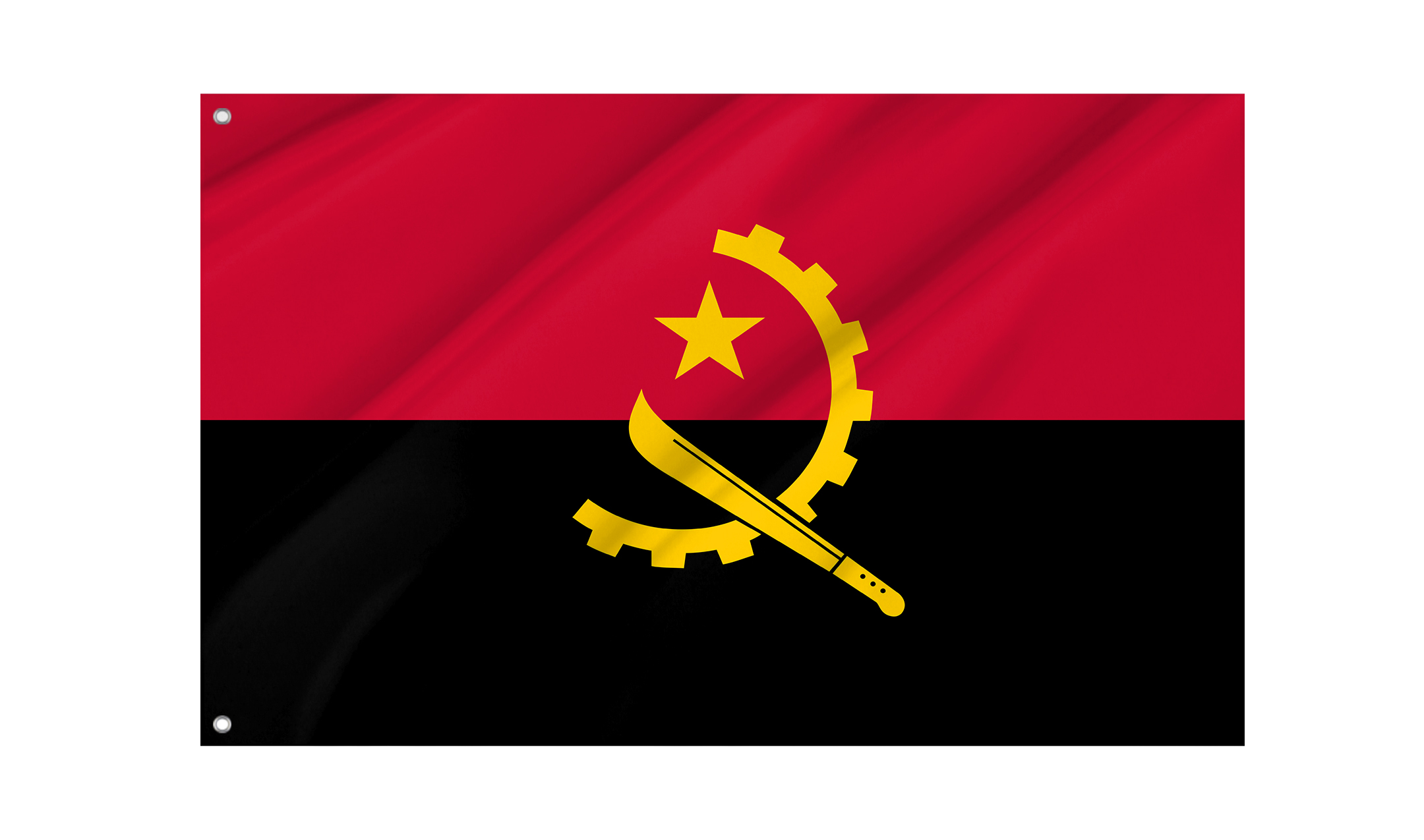 Angola Flag for Indoor & Outdoor Use
