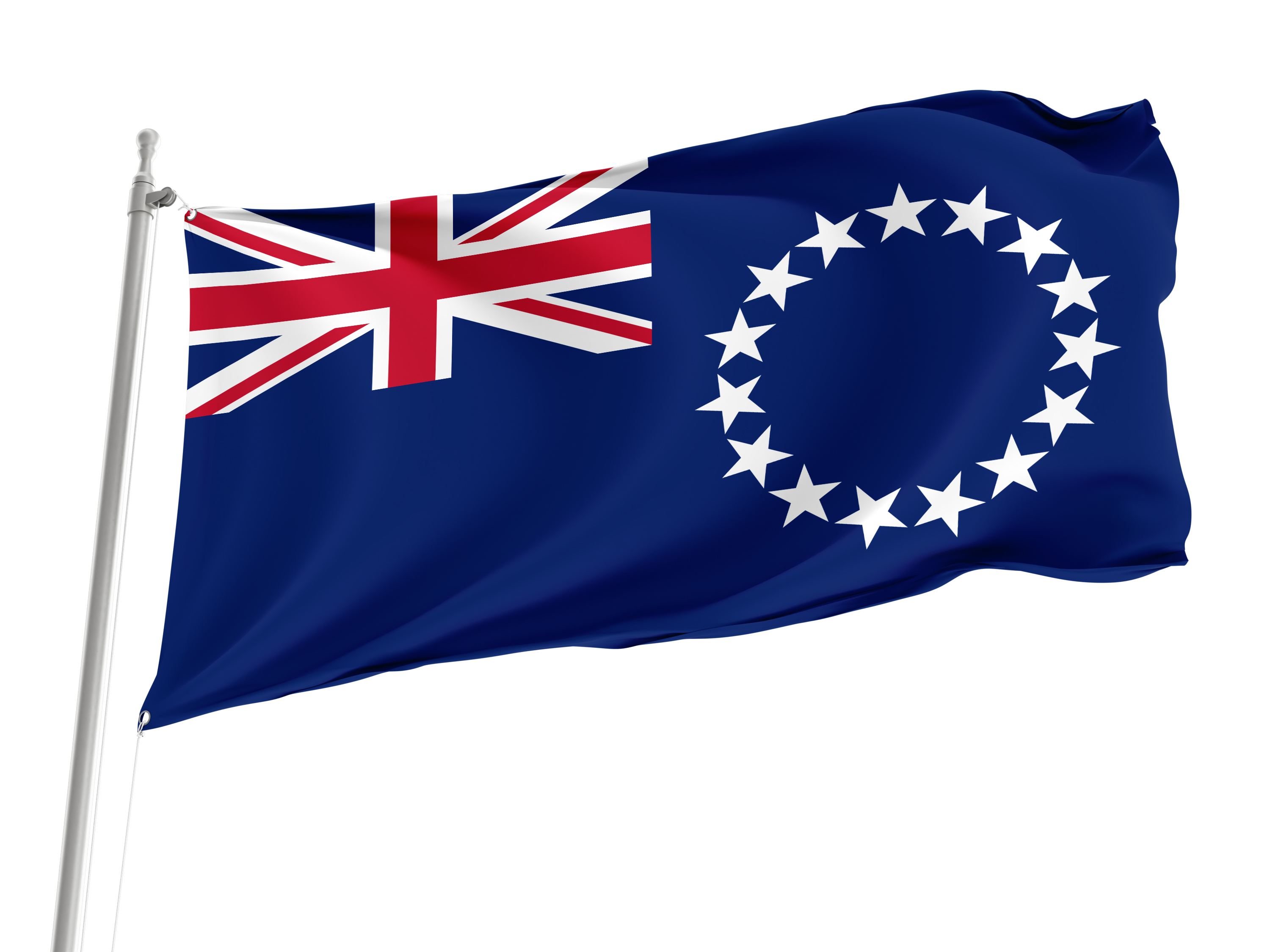 Cook Islands Flag for Indoor & Outdoor Use