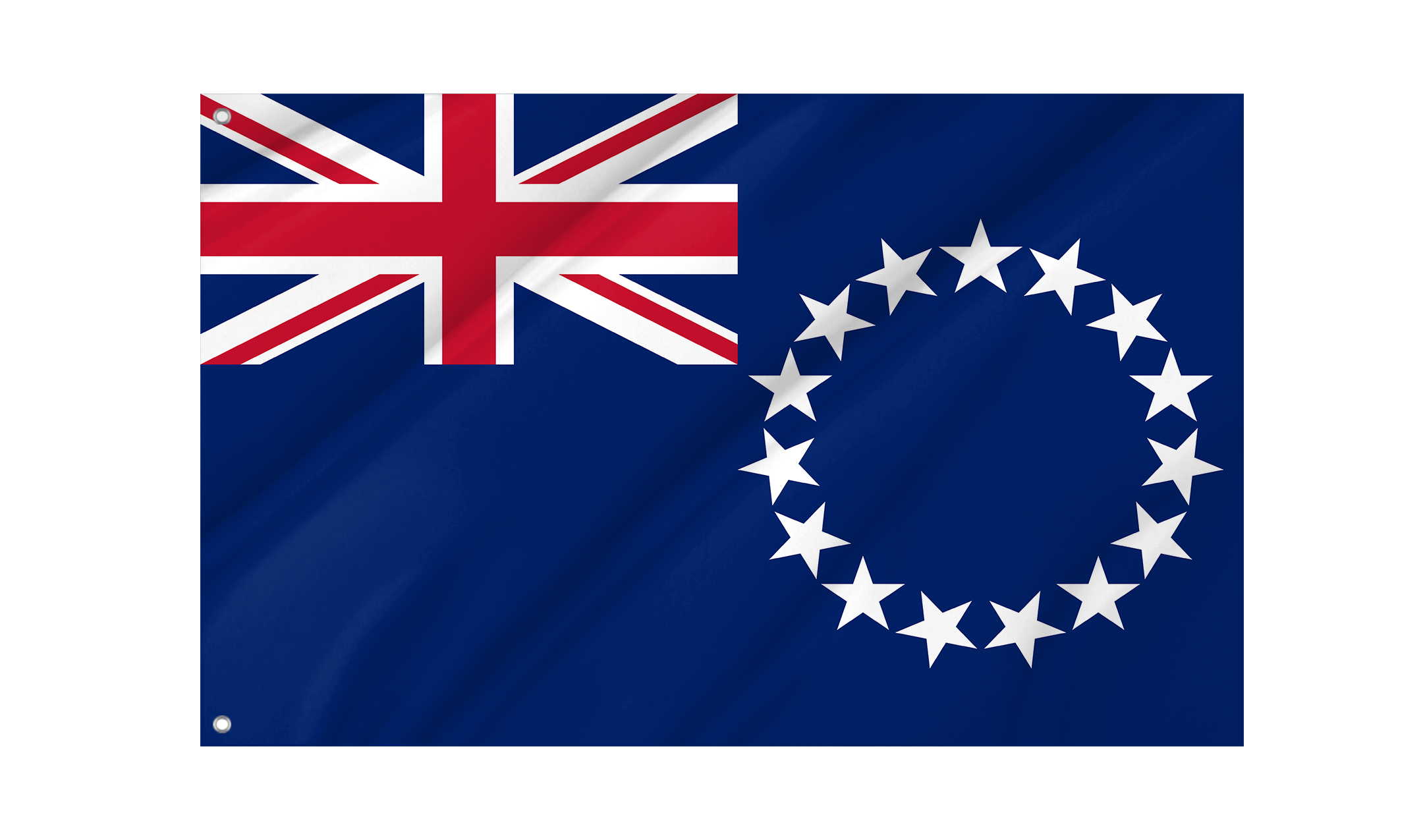 Cook Islands Flag for Indoor & Outdoor Use