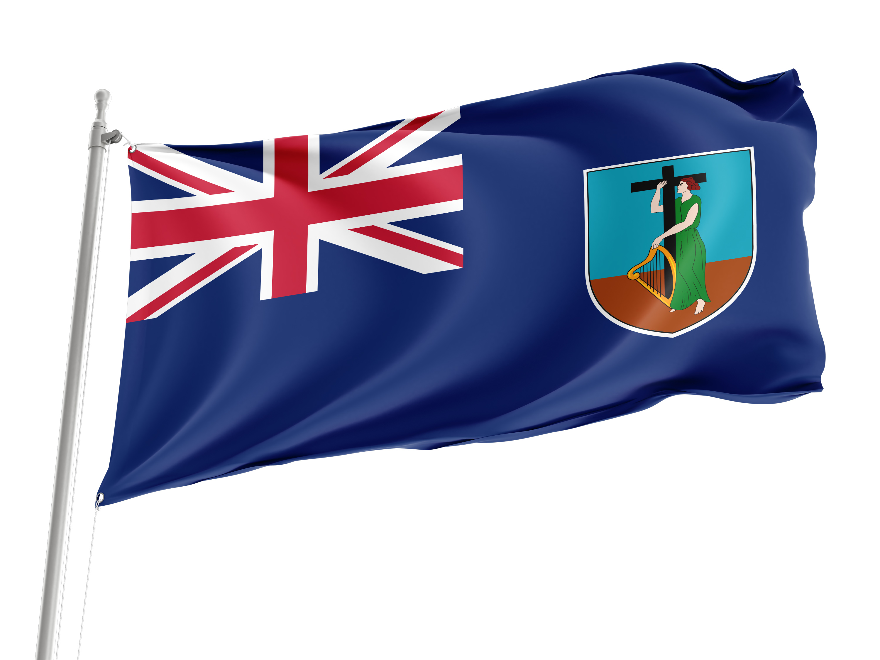 Montserrat Flag for Indoor & Outdoor Use