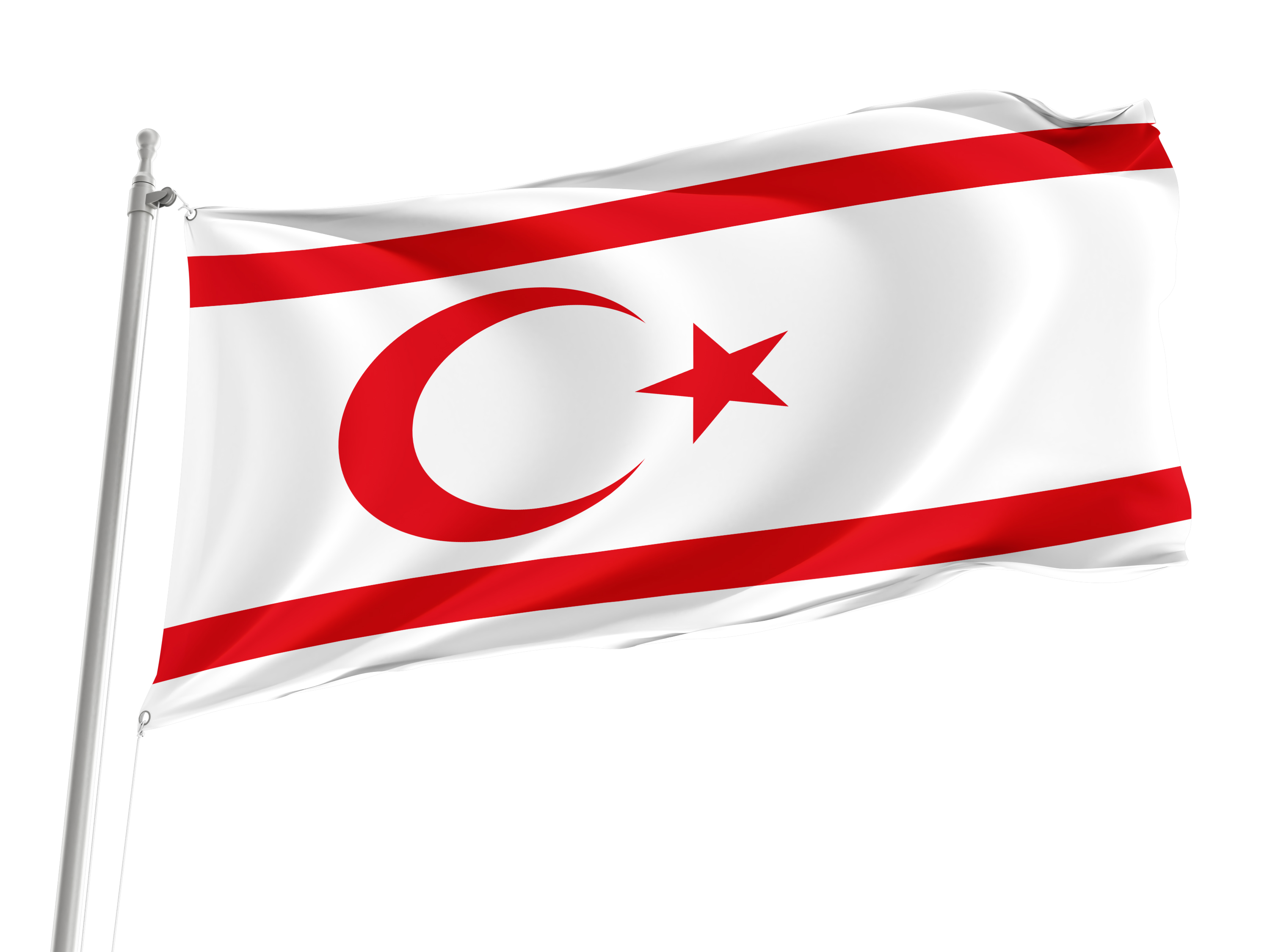 Northern Cyprus Flag for Indoor & Outdoor Use