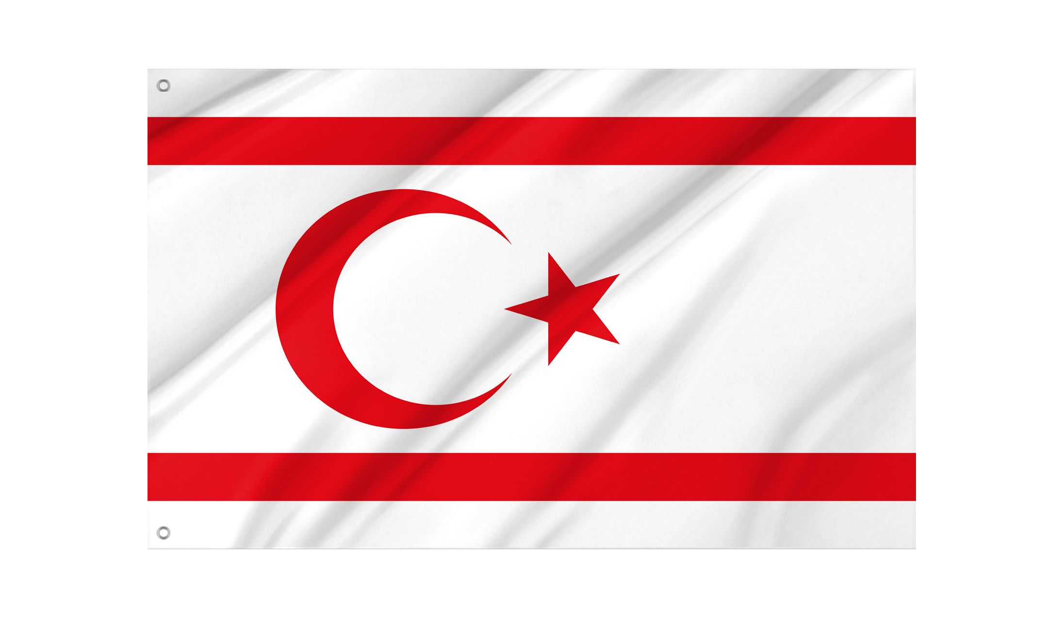 Northern Cyprus Flag for Indoor & Outdoor Use
